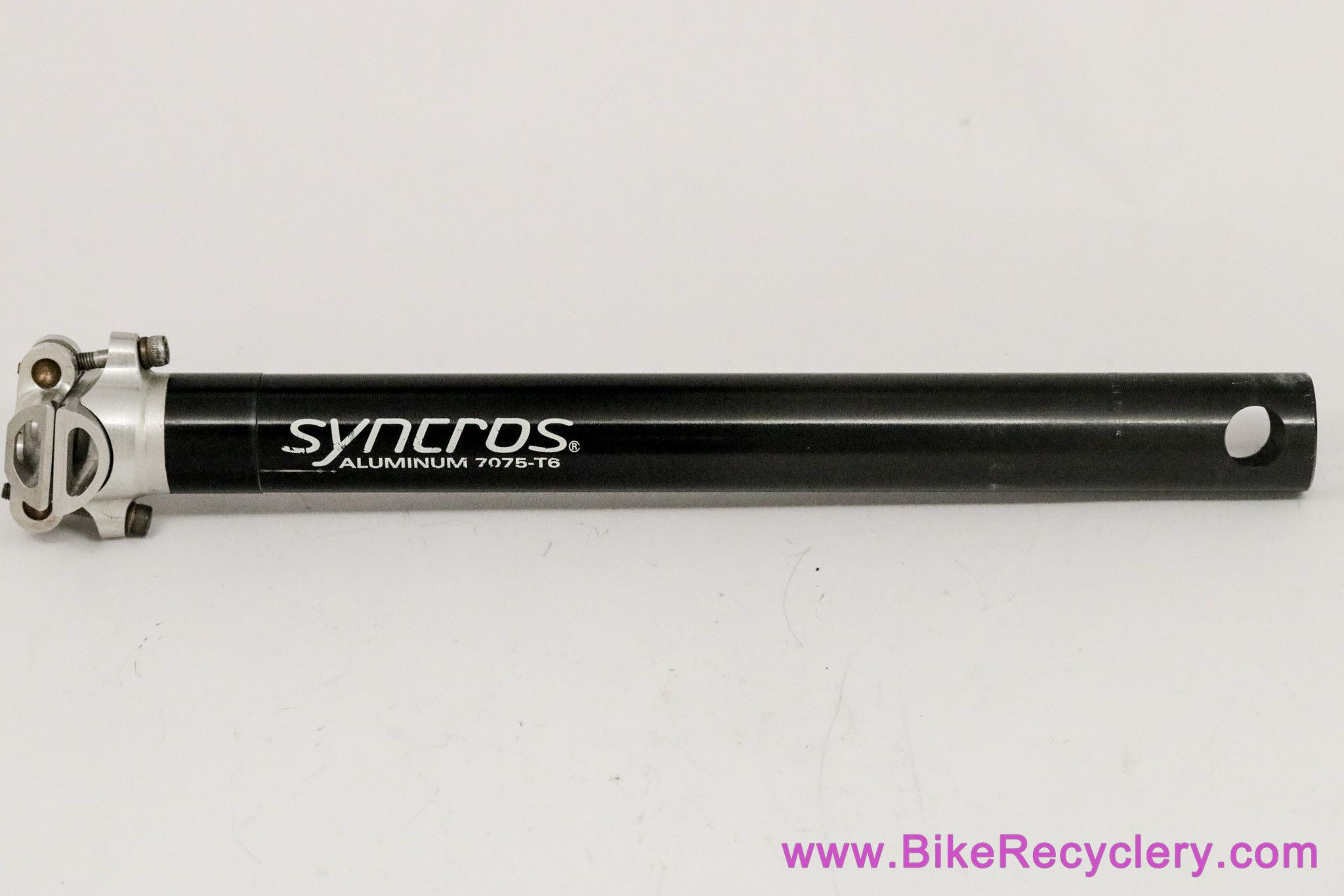 Syncros Hardcore Seatpost: 31.6mm x 330mm - Vintage 1990's - Black (Near Mint)