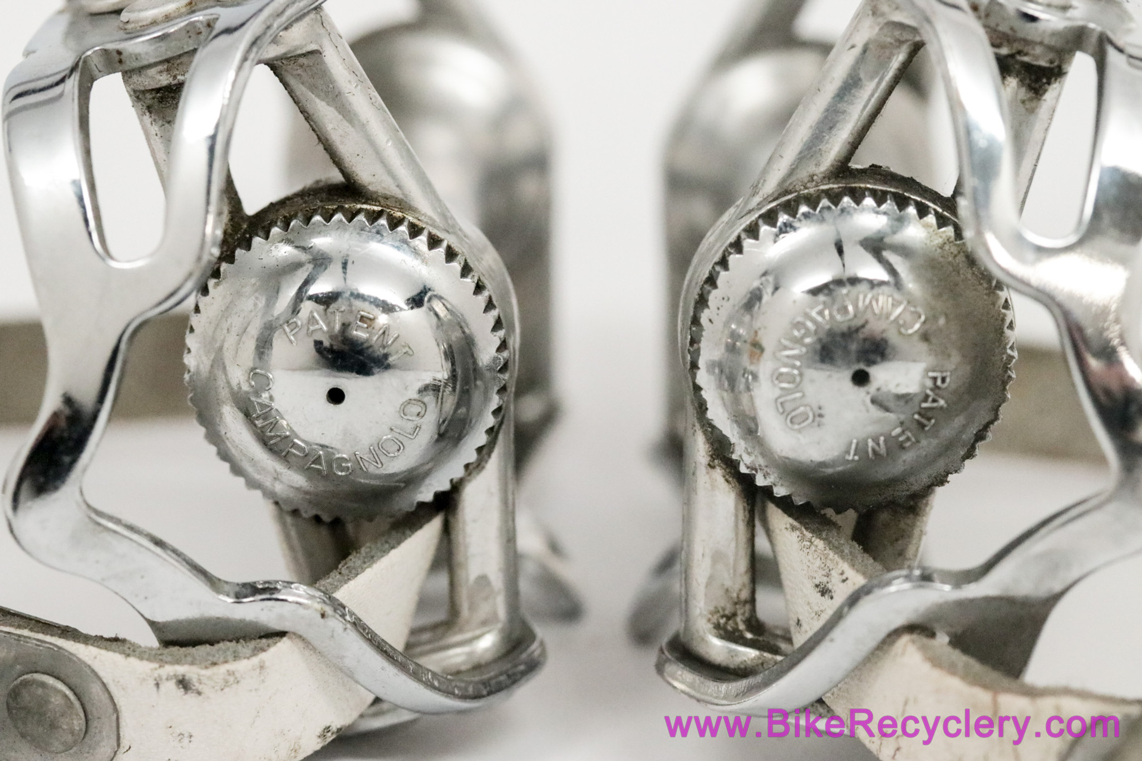 Campagnolo Nuovo Record Pedals: #1037 - Chrome - Med Clips
