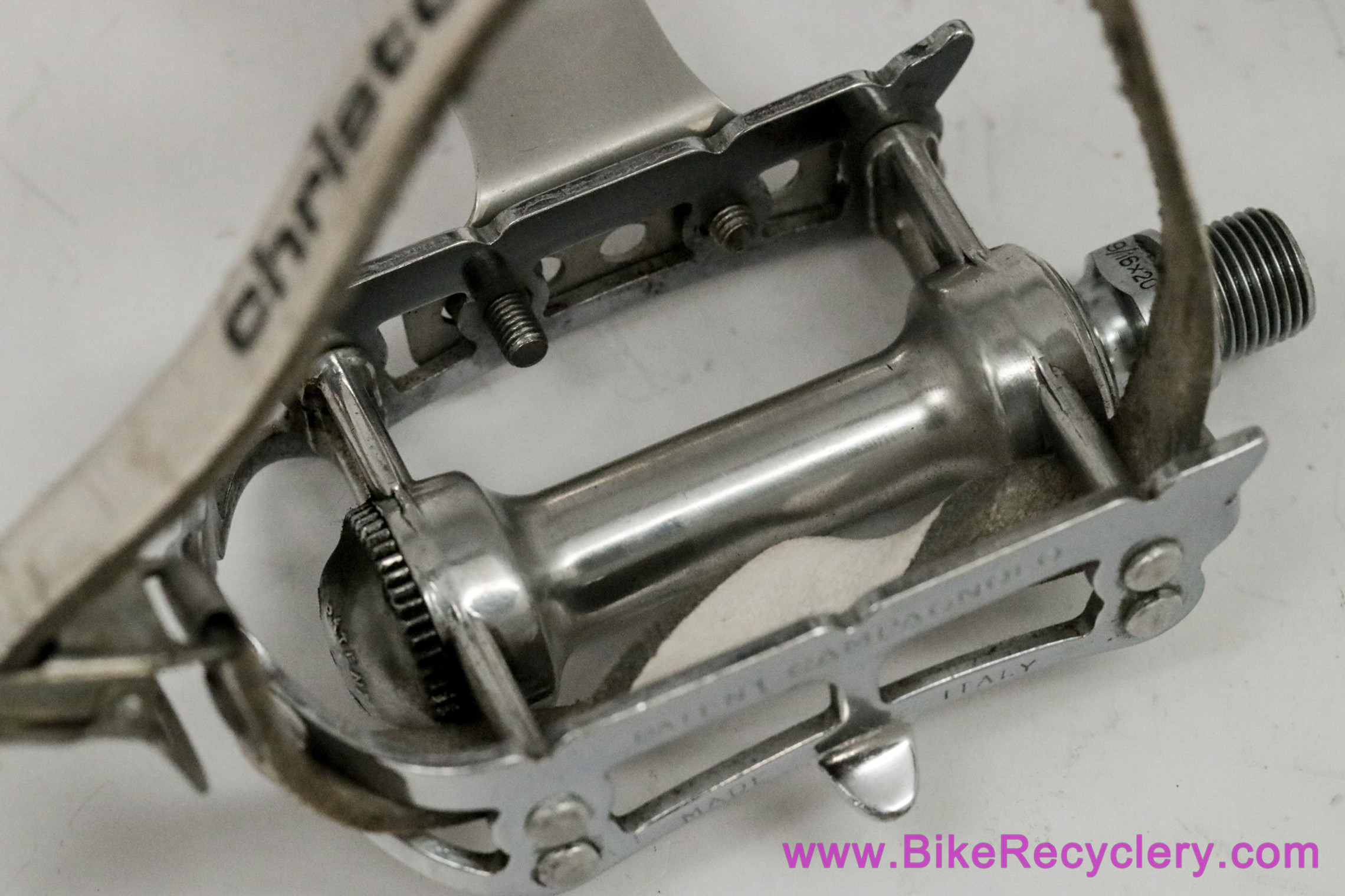 Campagnolo Nuovo Record Pedals: #1037 - Chrome - Med Clips