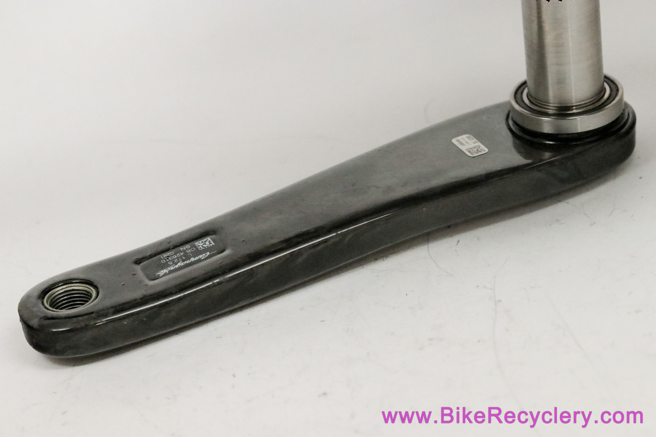 Campagnolo Chorus 11s 4-Bolt Carbon Compact Crankset: 172.5mm x 50/34t (Near Mint+ Low Miles)