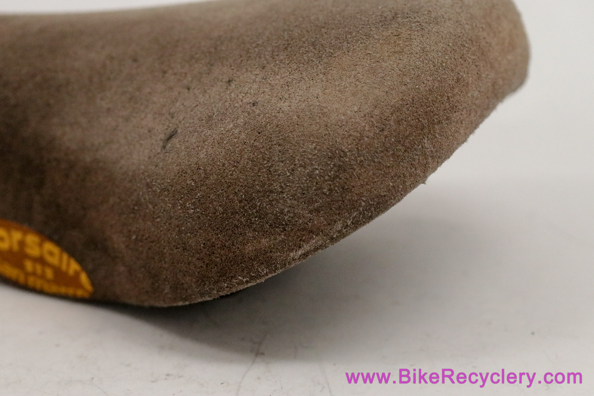 San Marco Corsaire 313 Suede Leather Saddle: Brown (Near Mint Low