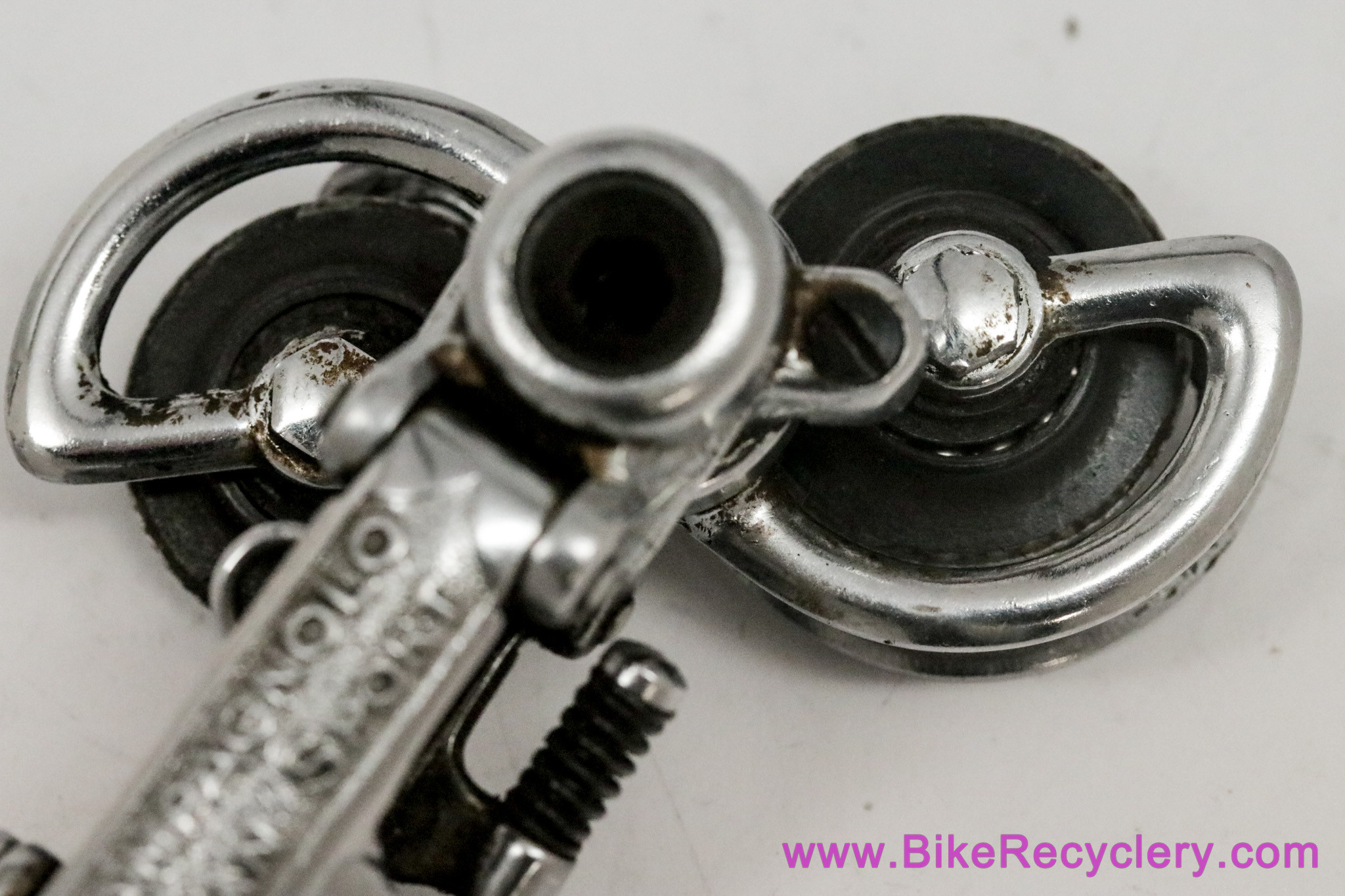 NOS Campagnolo Gran Sport Rear Derailleur: Steel Plated Bronze - 1950's - #1012/4 (Near Mint)