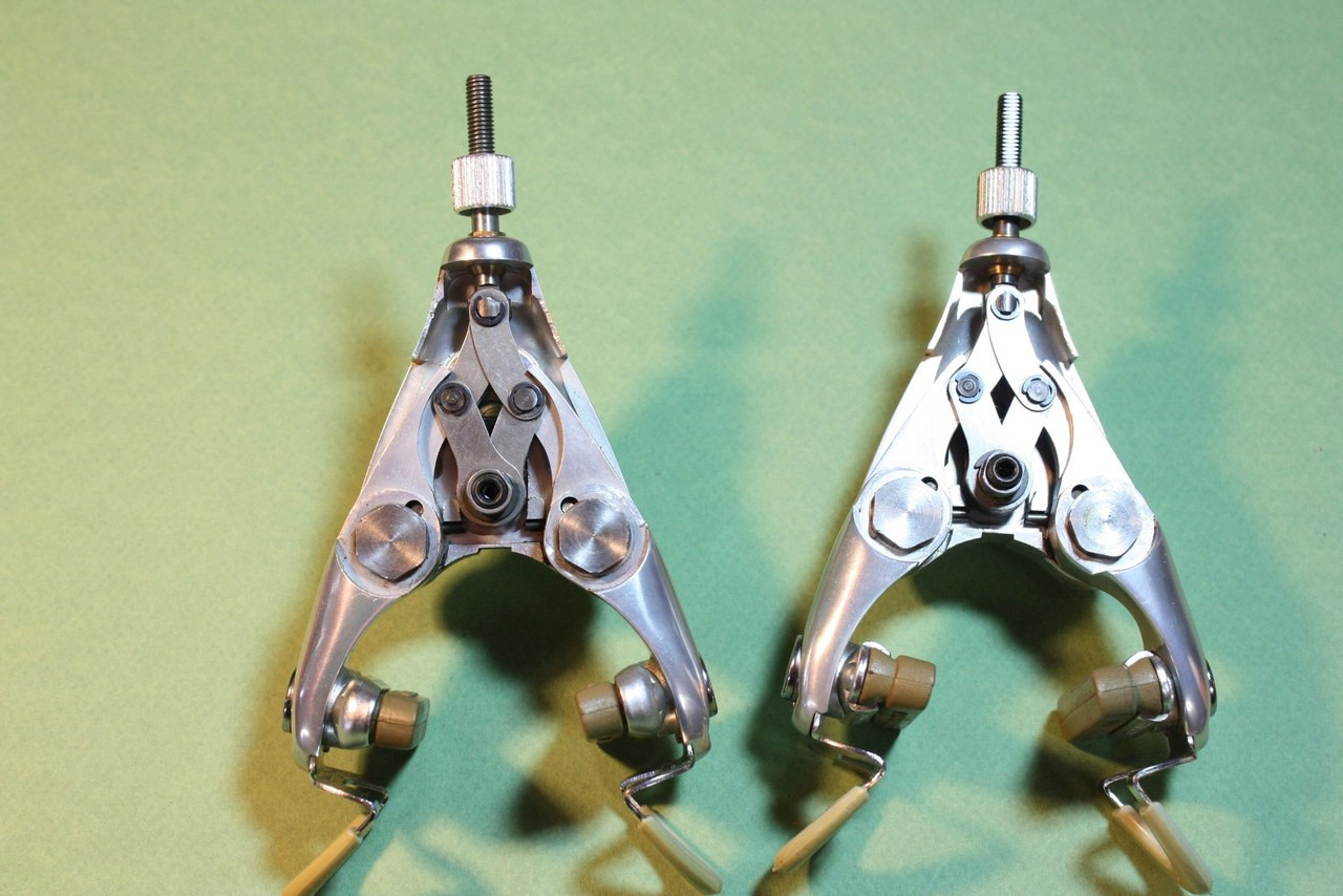 NOS! Campagnolo Prototype C-Record DELTA Brakes & Levers: Pinarello Pantograph, 1st Gen