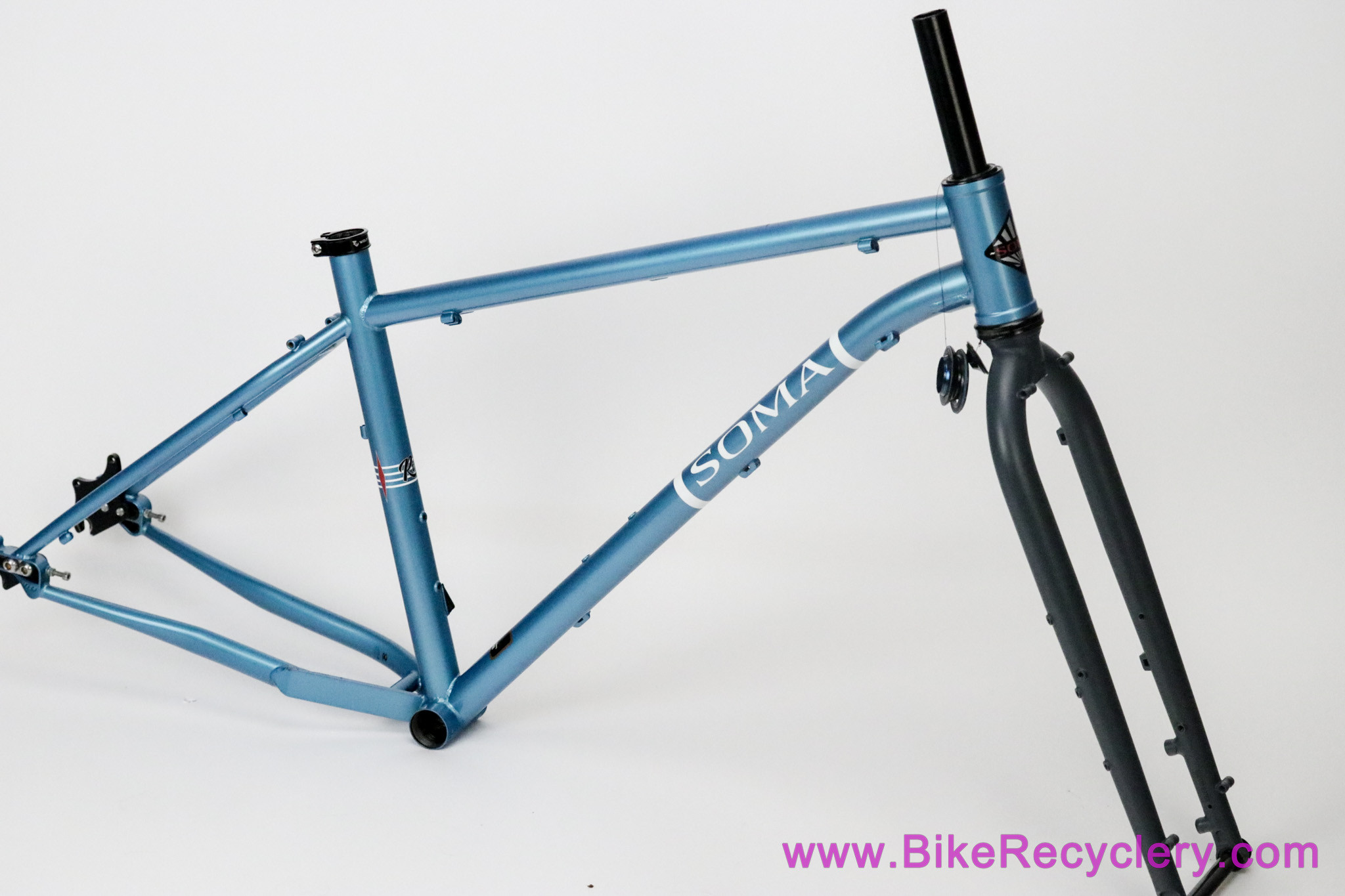 Soma Riff V1 Frame + Headset: Medium - Blue - 27.5