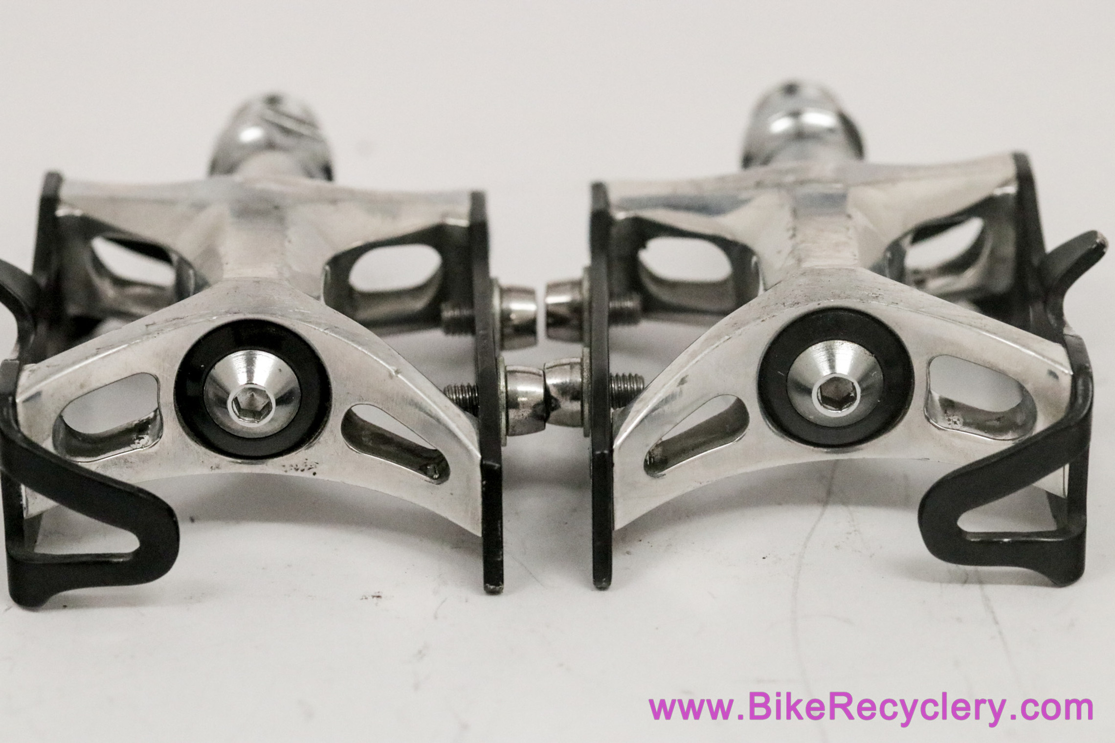Suntour Superbe Pro PL-2000 NJS Track Pedals: Black/Polished