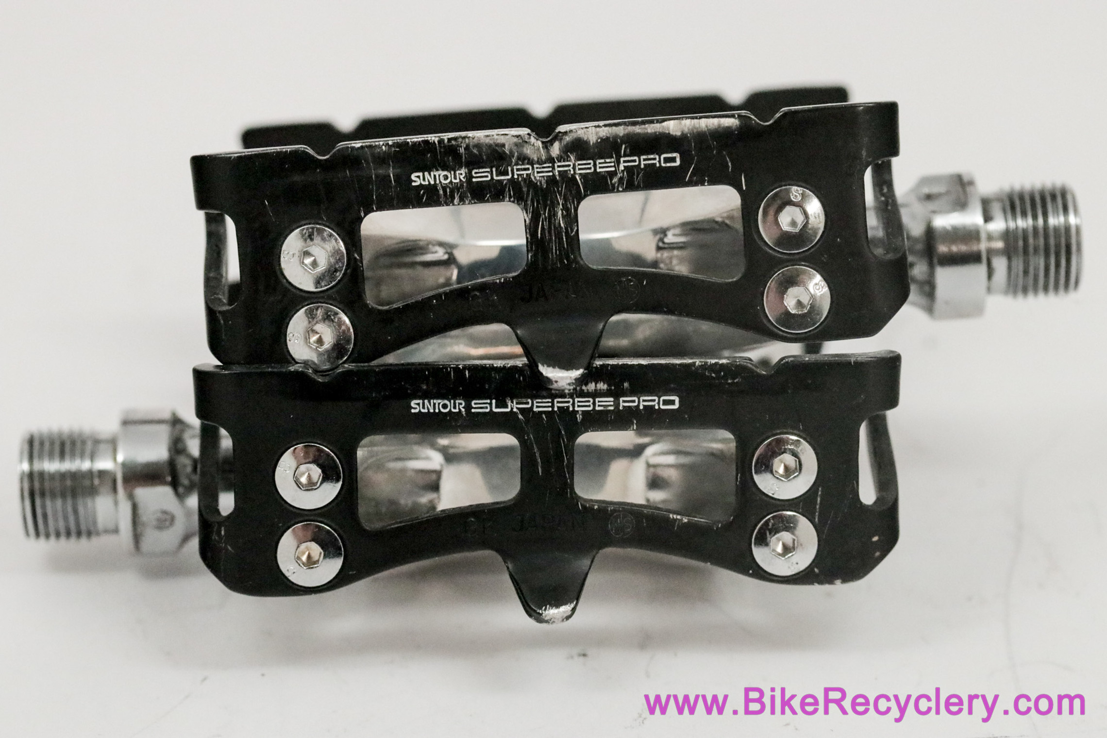 SUNTOUR SUPERBE PRO PL-2000 NJS ペダル 未使用品 Suntour Superbe Pro PL-2000 NJS Track Pedals: Black/Polished
