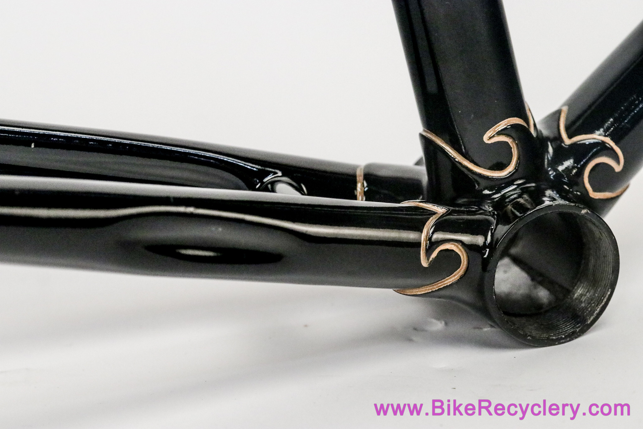 57cm Rotrax Vel D'Hiv Path Racer / Track Frameset: 1950's - Ornate Lugs - British Top Level (Exquisitely Restored)