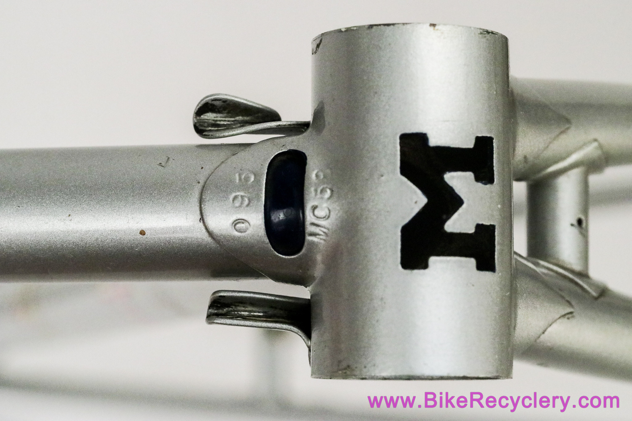 1975 Masi Gran Criterium Frameset: 58cm x 56cm - Carlsbad - Original Paint - Silver - Flat Crown - #095 (EXC+)