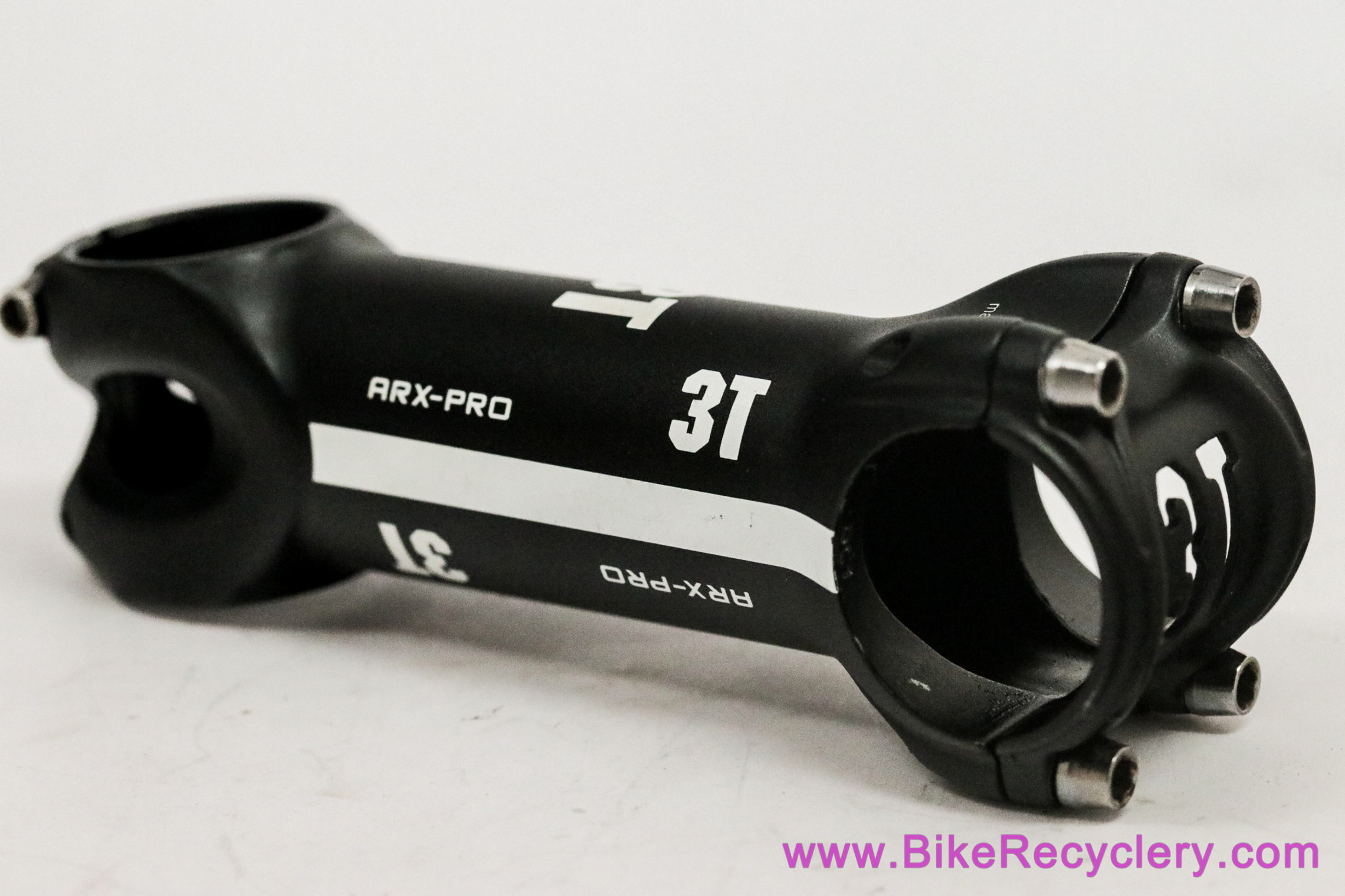 3T ARX-Pro Threadless Stem: 110mm x 31.8mm - 6D - Black (Near Mint+ LOW Miles)