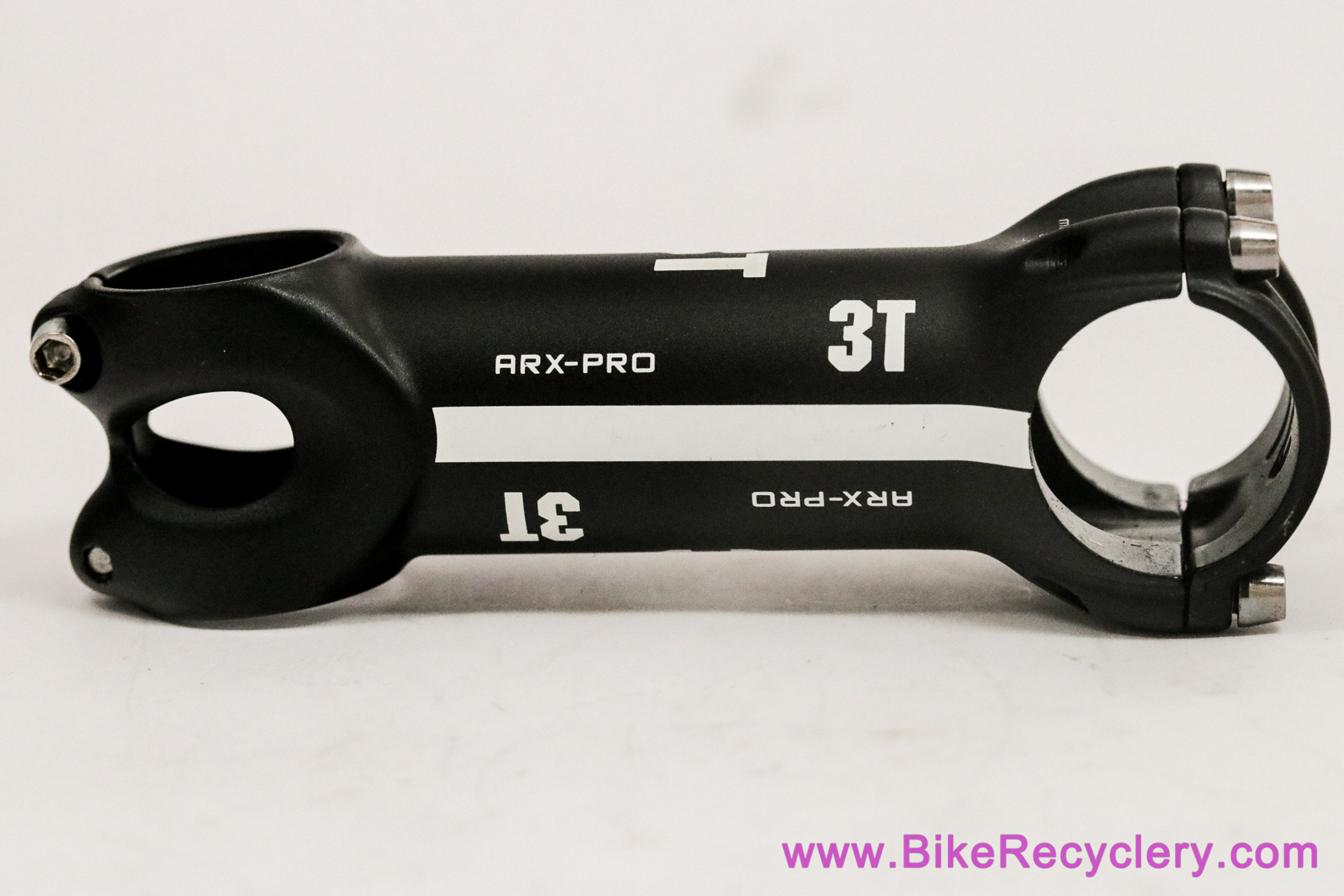 3T ARX-Pro Threadless Stem: 110mm x 31.8mm - 6D - Black (Near Mint+ LOW Miles)