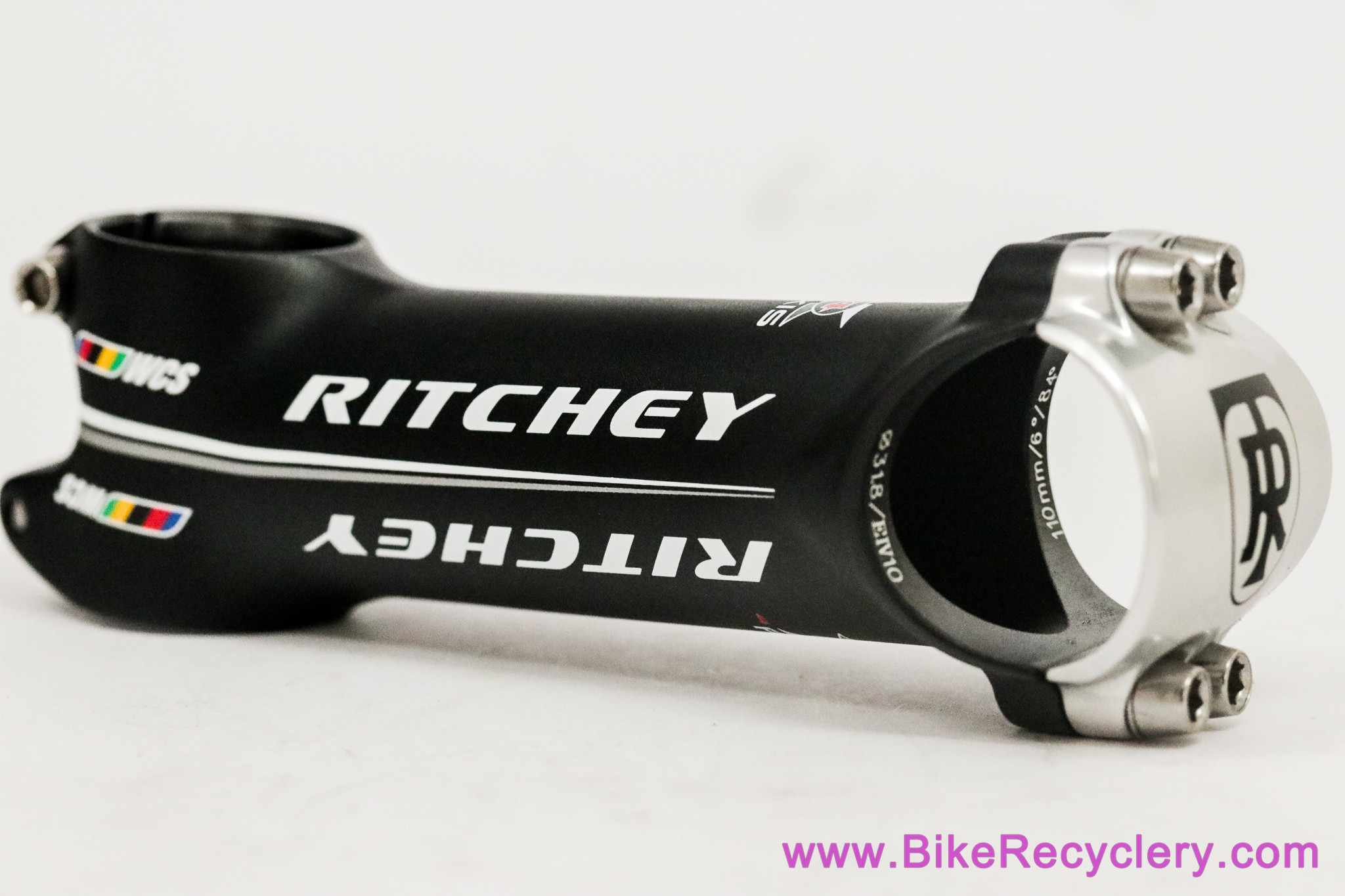 Ritchey WCS 4-Axis Threadless Stem: 1 1/8" x 110mm x 31.8mmm - 6D Degree - Ti Bolts (New take-off)