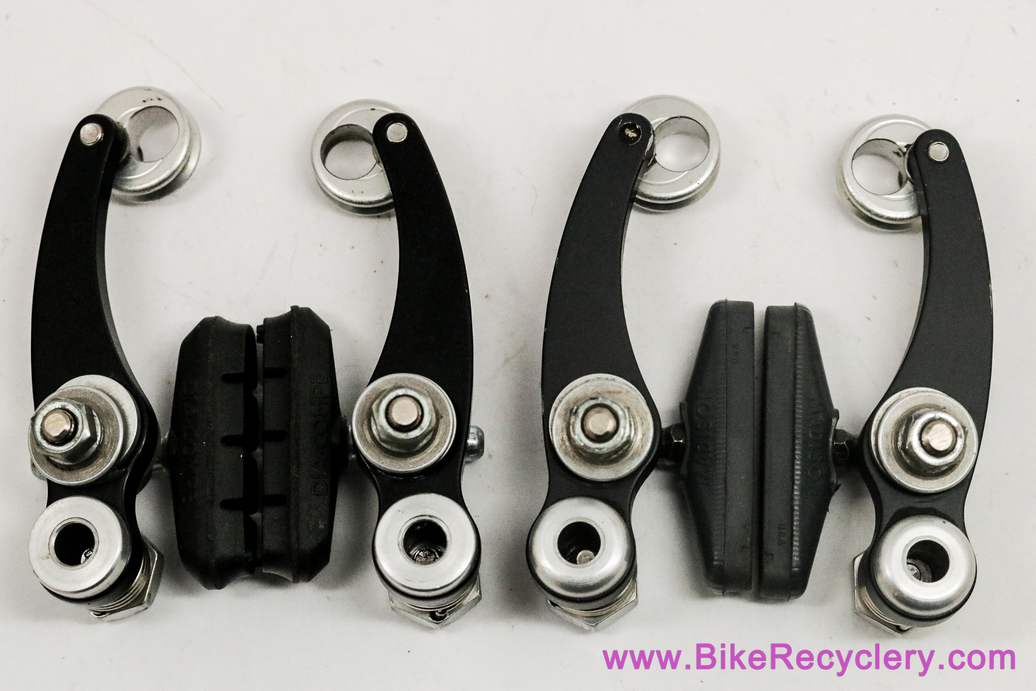 Interloc Racing IRD Switchback Cantilever Brakeset w/ Tubular Booster & Straddle Cables: Black - 1st Gen Not Drilled - Linear Pull Setup (Near Mint)