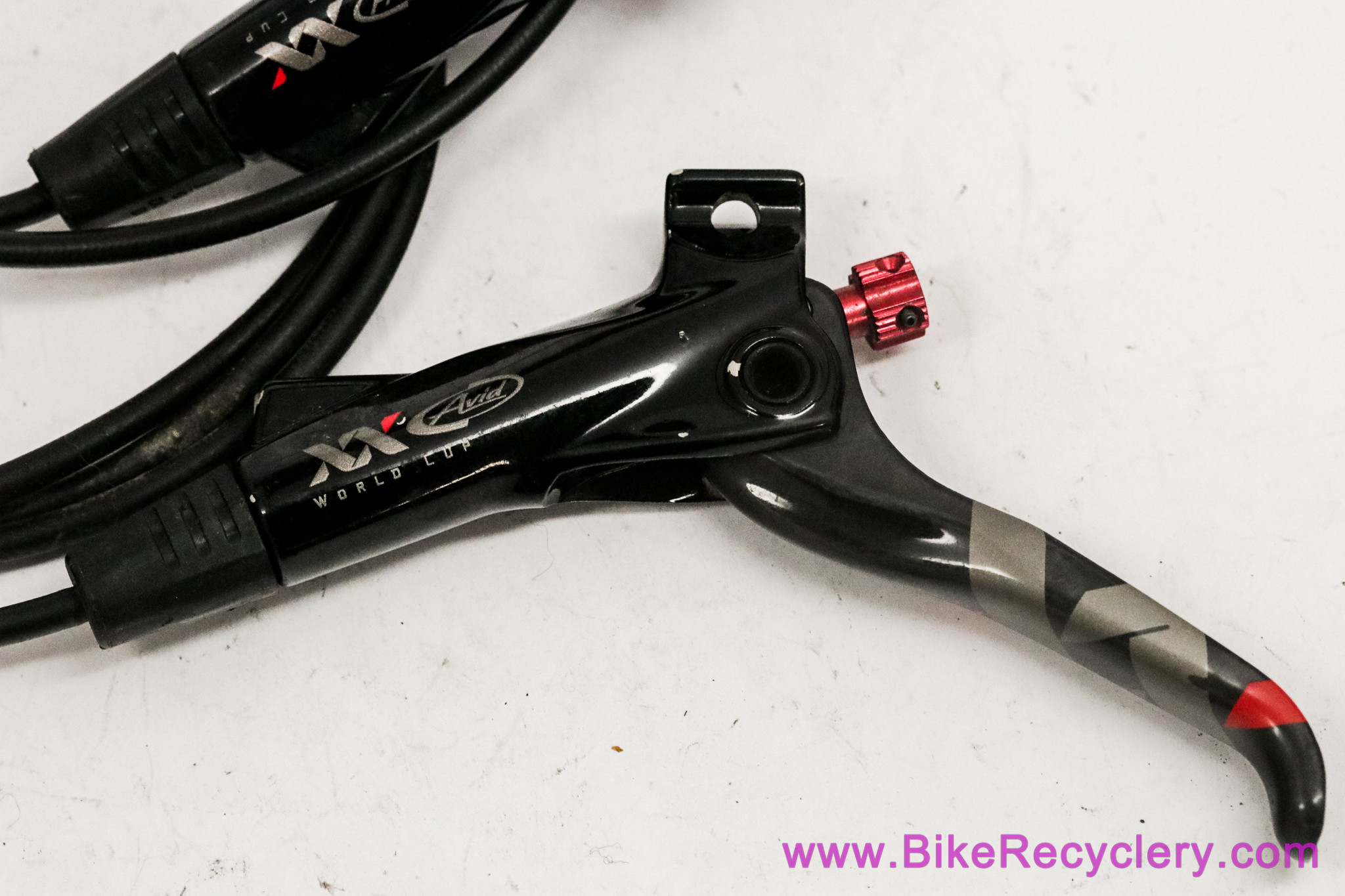 Avid / SRAM XX World Cup Hydraulic Disc Brakeset: Carbon Levers