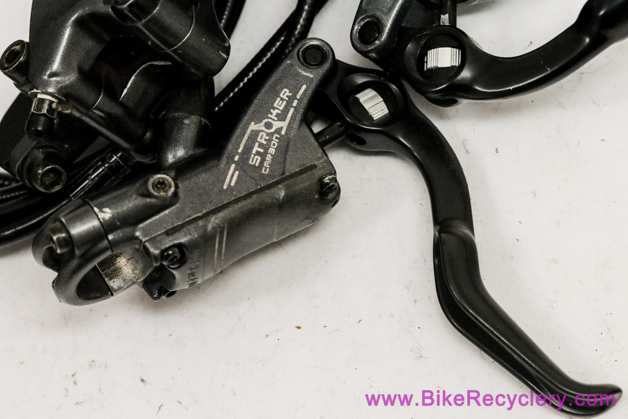 Hayes Stroker Carbon Hydraulic Disc Brakeset: Grey Bike Recyclery