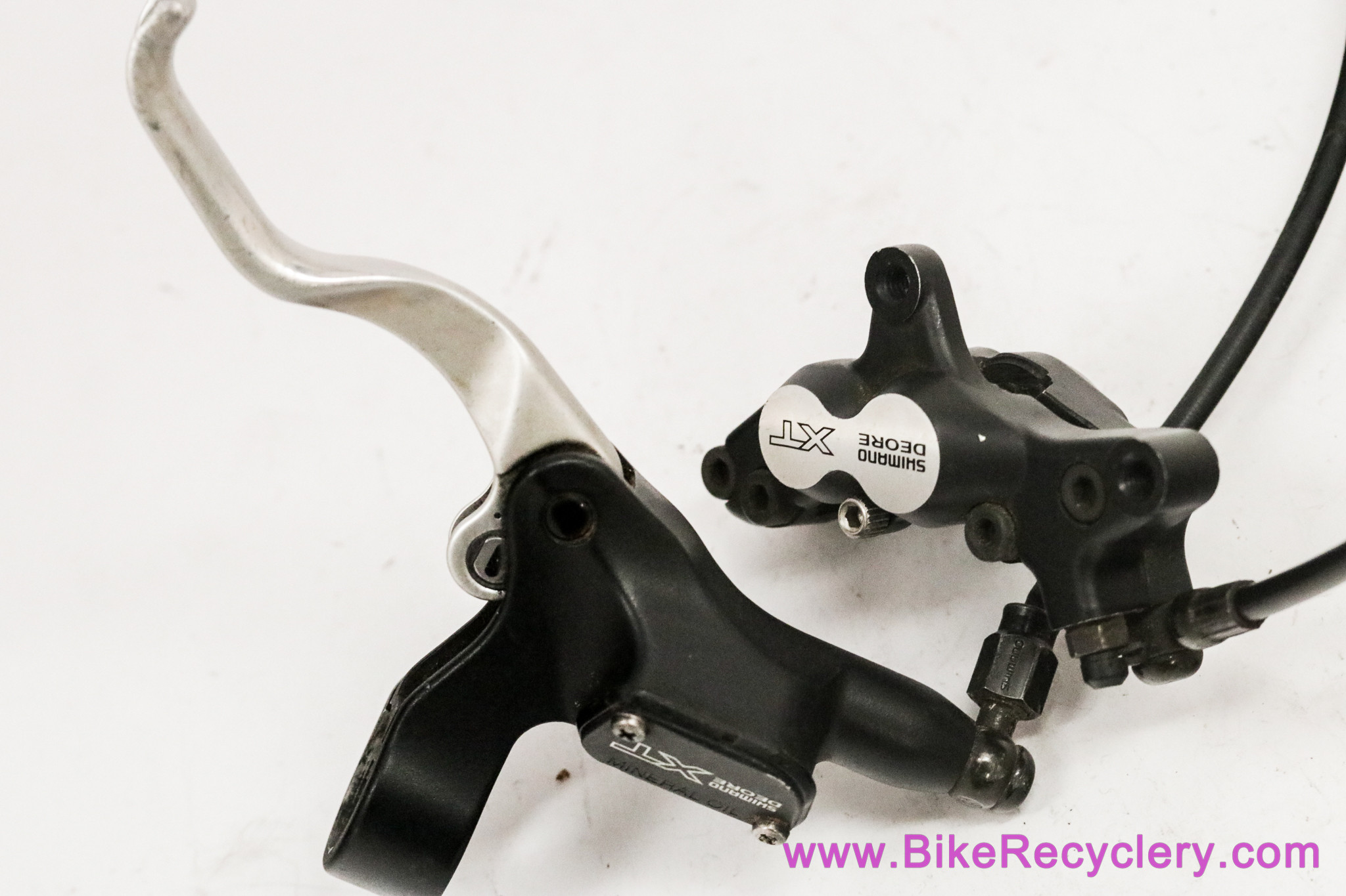 Shimano XT BR-M755 Front Disc Brake: Black/Silver (No Pads) Bike