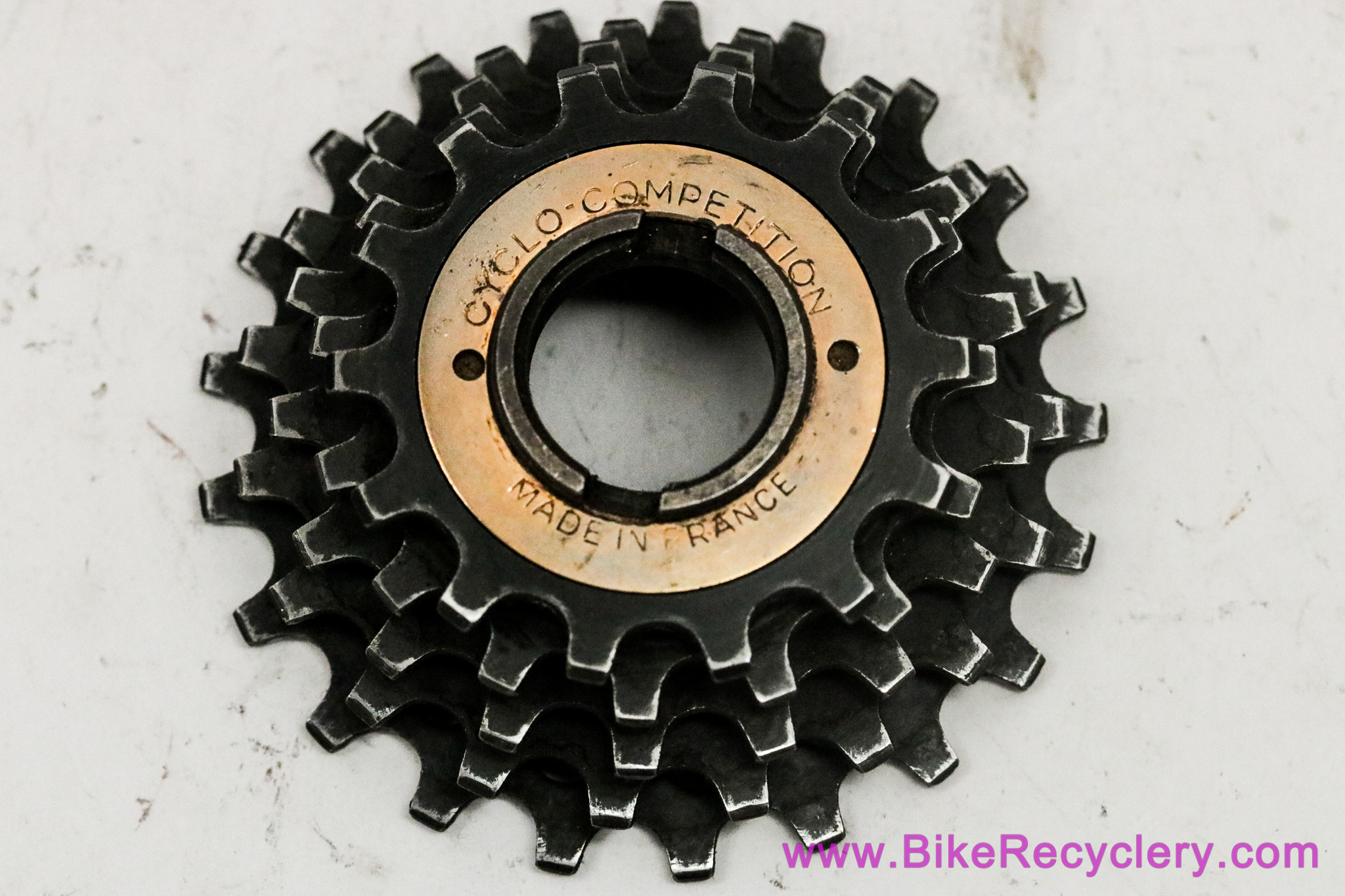 Cyclo Competition 5 Speed Freewheel: 14-21t - French Threaded 34.7 mm x 1 mm - Black/Gold