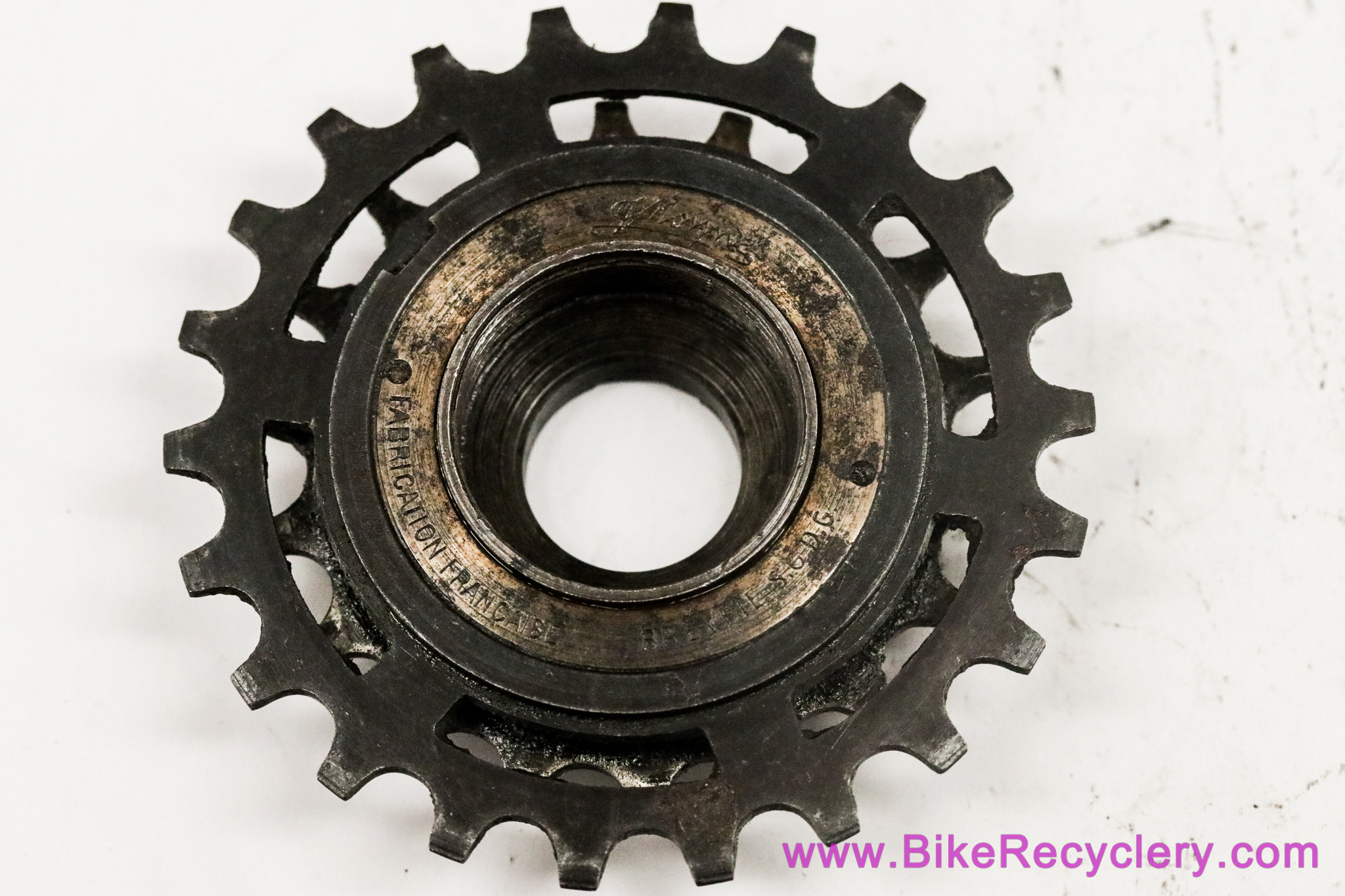 J. Moyne 3 Speed Freewheel: 14-22t - 1930's/1940's/1950's - French Threaded 34.7 mm x 1 mm