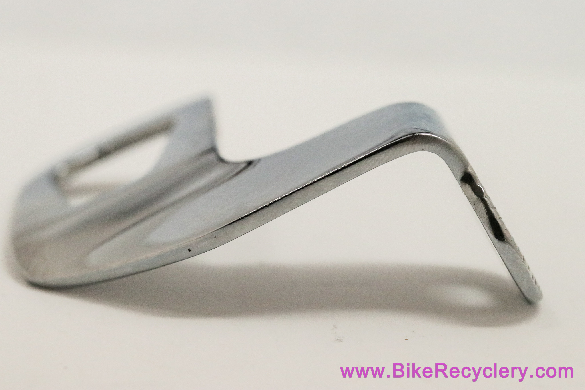 NOS British Lamp Bracket Mount: Satin-like Chrome 