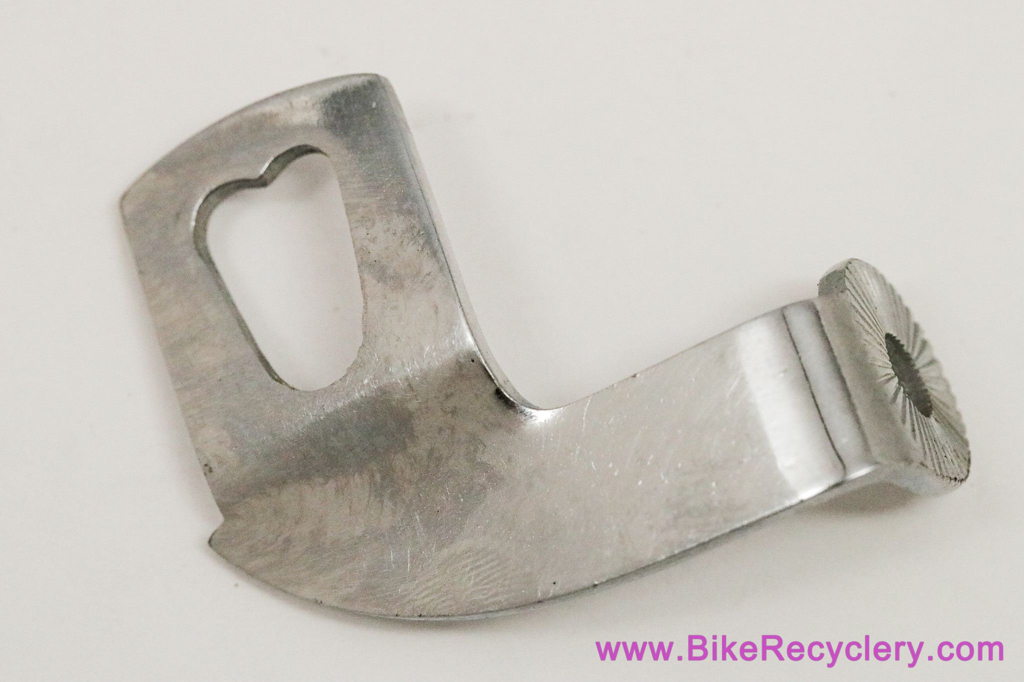 Heart Cutout British Lamp Bracket Mount:  Chrome 