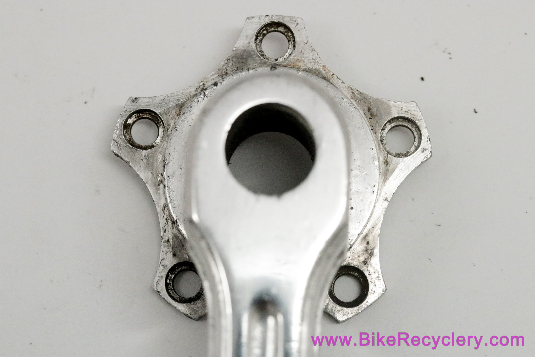 A. Duprat Maxiplume Crank Arm: Driveside - 50.4mm - 170mm - Cottered - French 1930's 1940's 1950's - Chrome