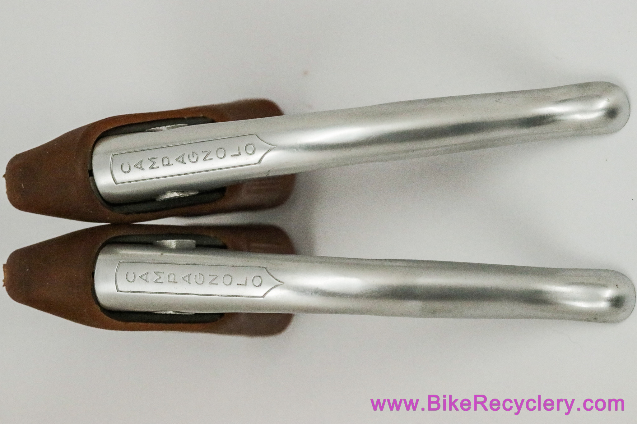 NIB/NOS Campagnolo Nuovo Record Brakeset + Levers: #2040/1 - Nutted - Standard Reach - Original Gum Hoods
