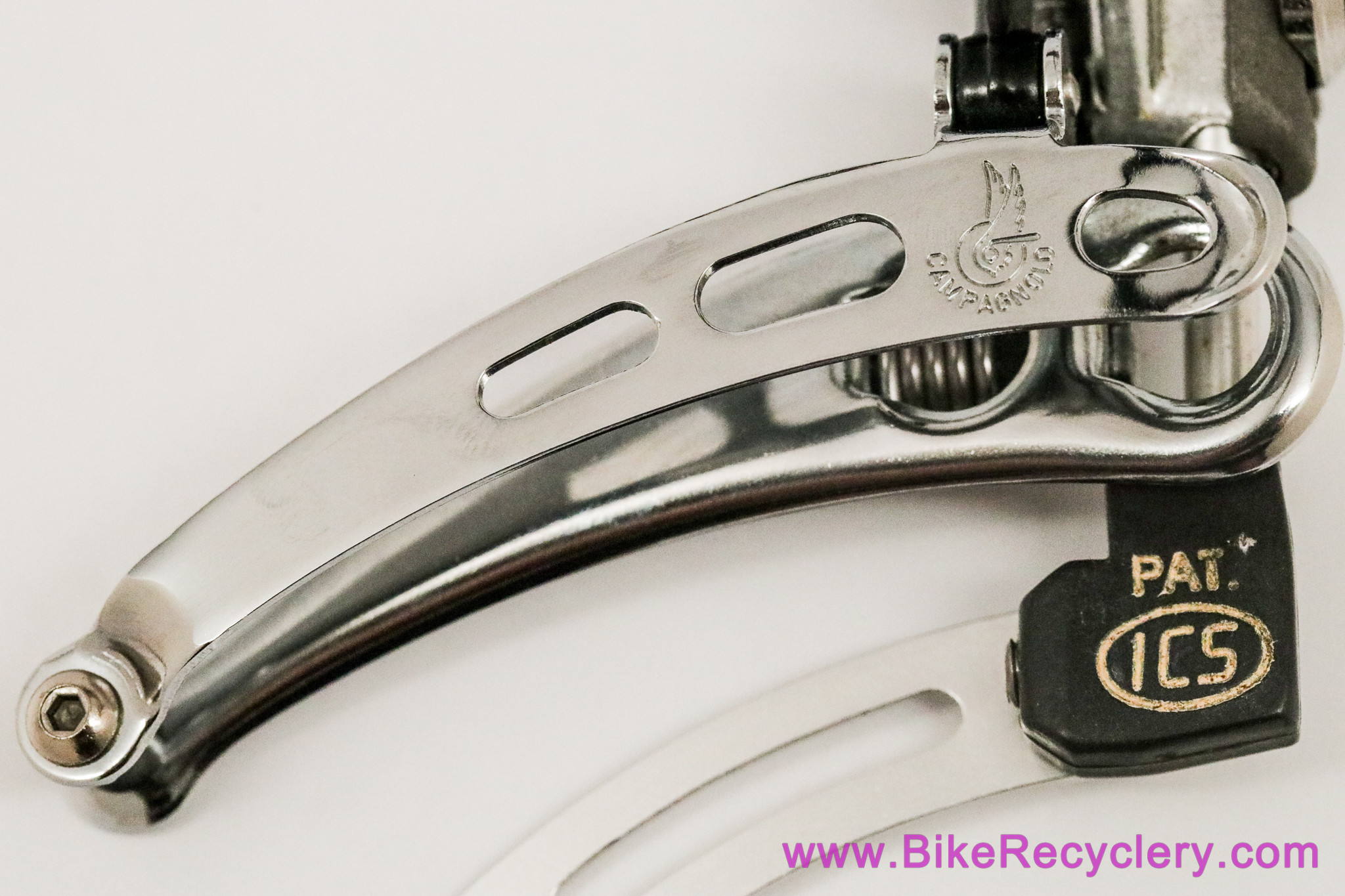 NIB/NOS ICS Campagnolo Super Record Ti 1052/SR Front Derailleur: Chain Guide - Braze On - RARE!