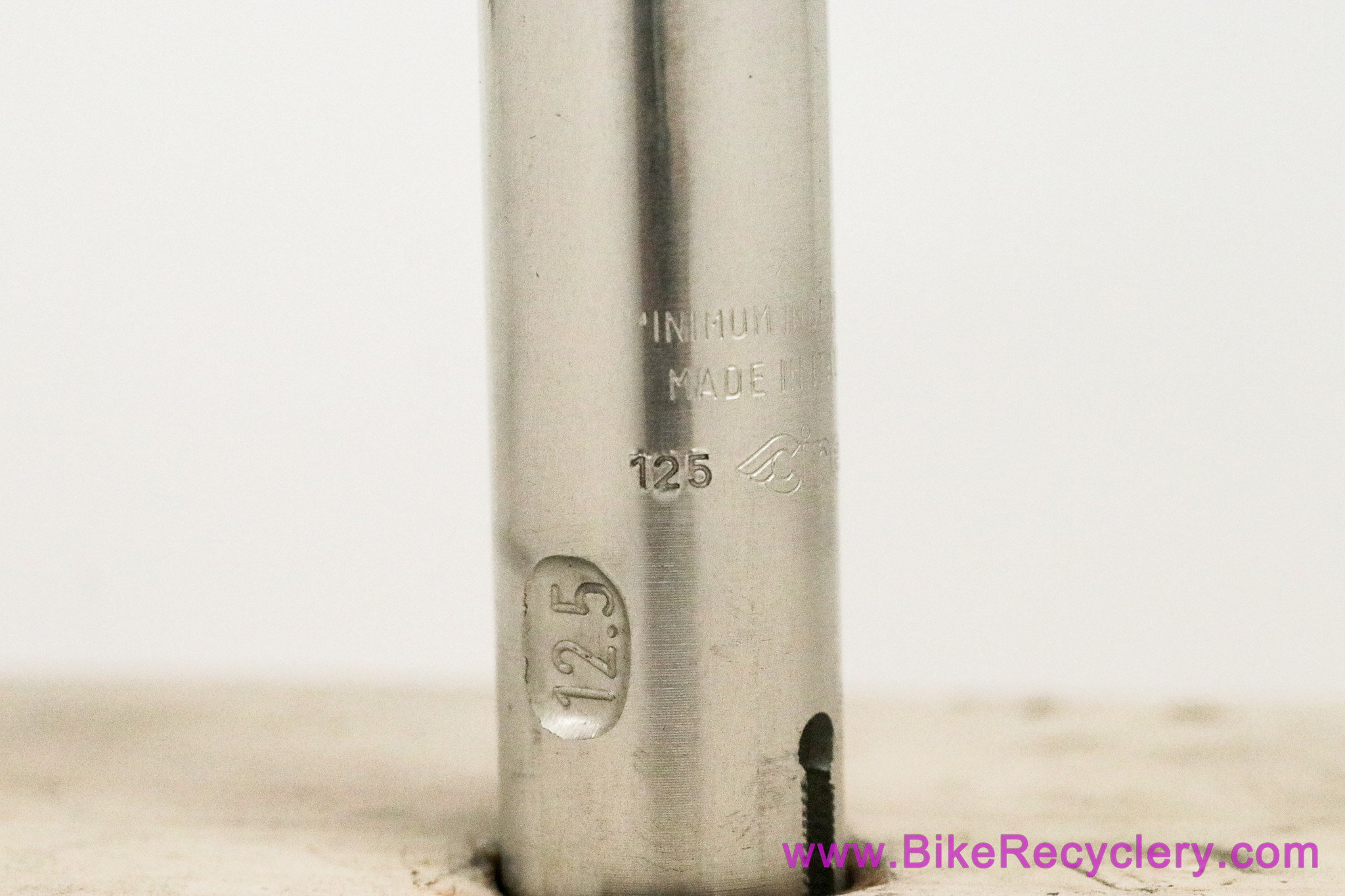 Cinelli XA Quill Stem: 125mm x 26.4mm - Silver (Barely Used Near Mint+)