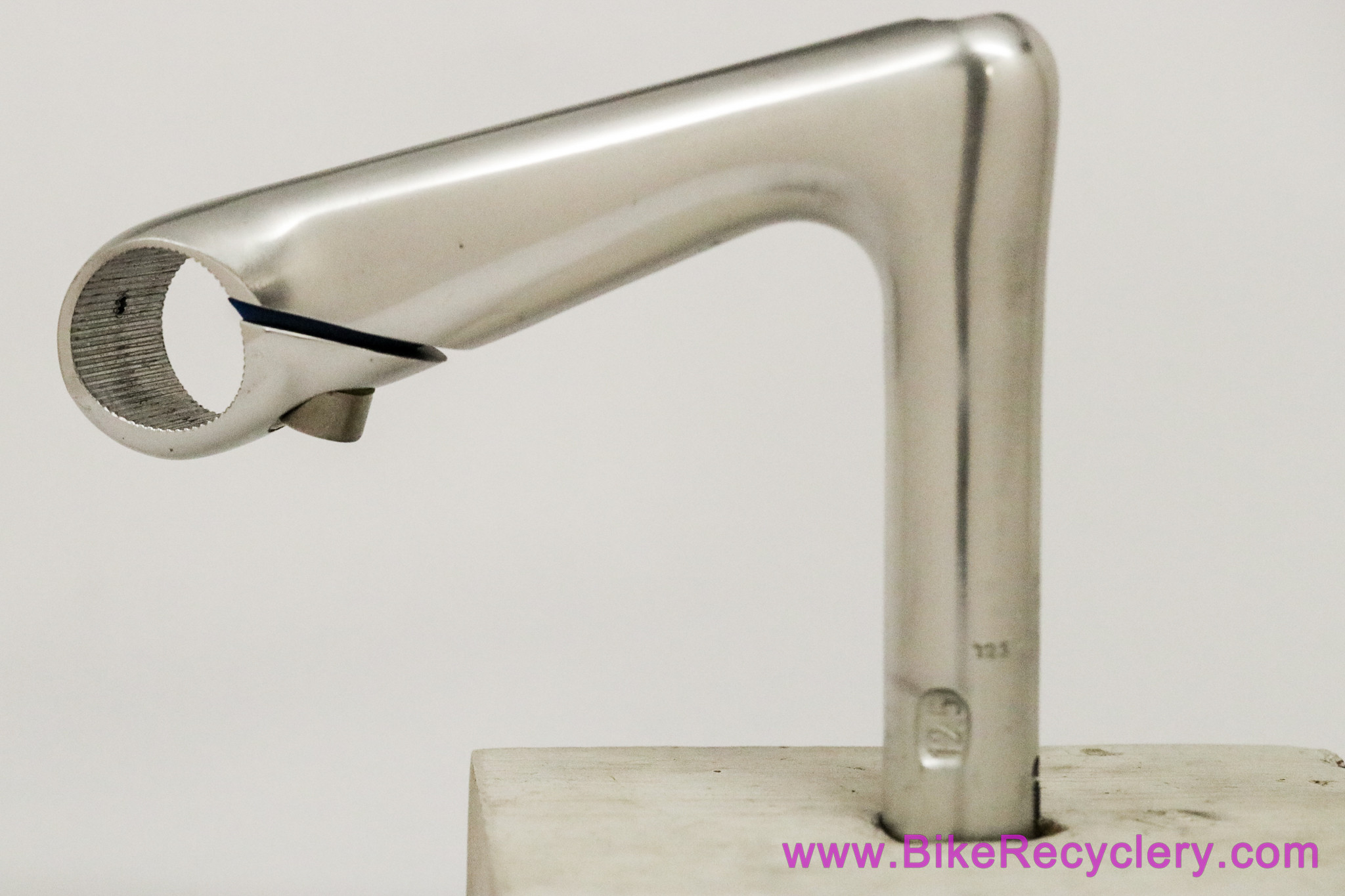 Cinelli XA Quill Stem: 125mm x 26.4mm - Silver (Barely Used Near Mint+)