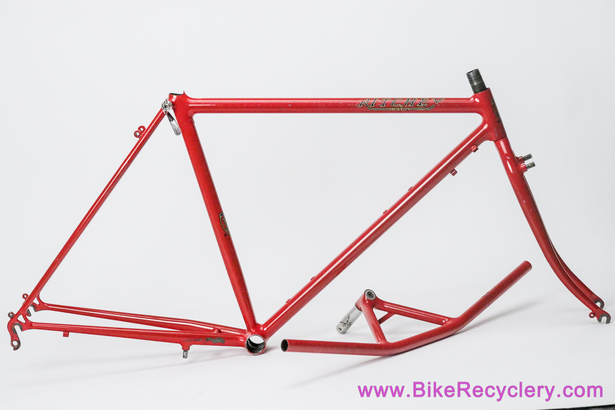 1987 Ritchey Super Comp Frameset & Fillet Bullmoose Bars: 19
