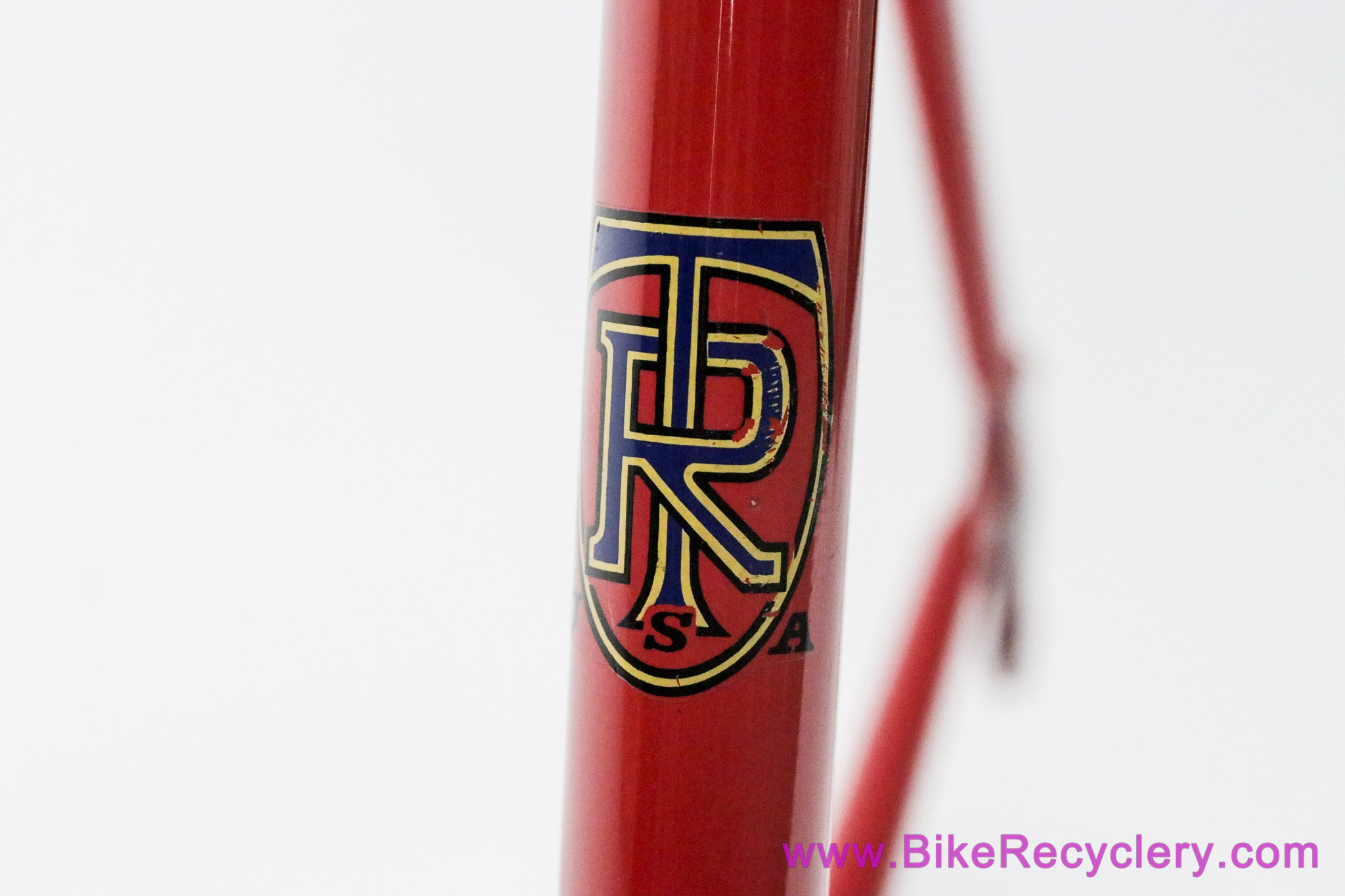 1987 Ritchey Super Comp Frameset & Fillet Bullmoose Bars: 19" - #9C51 - Unrestored - Rollercam F/R - Red