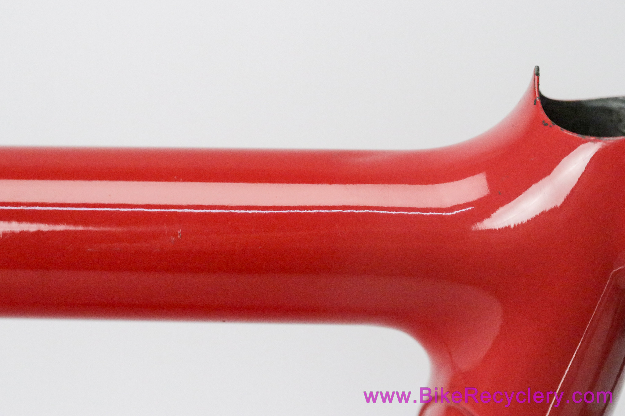 1987 Ritchey Super Comp Frameset & Fillet Bullmoose Bars: 19" - #9C51 - Unrestored - Rollercam F/R - Red