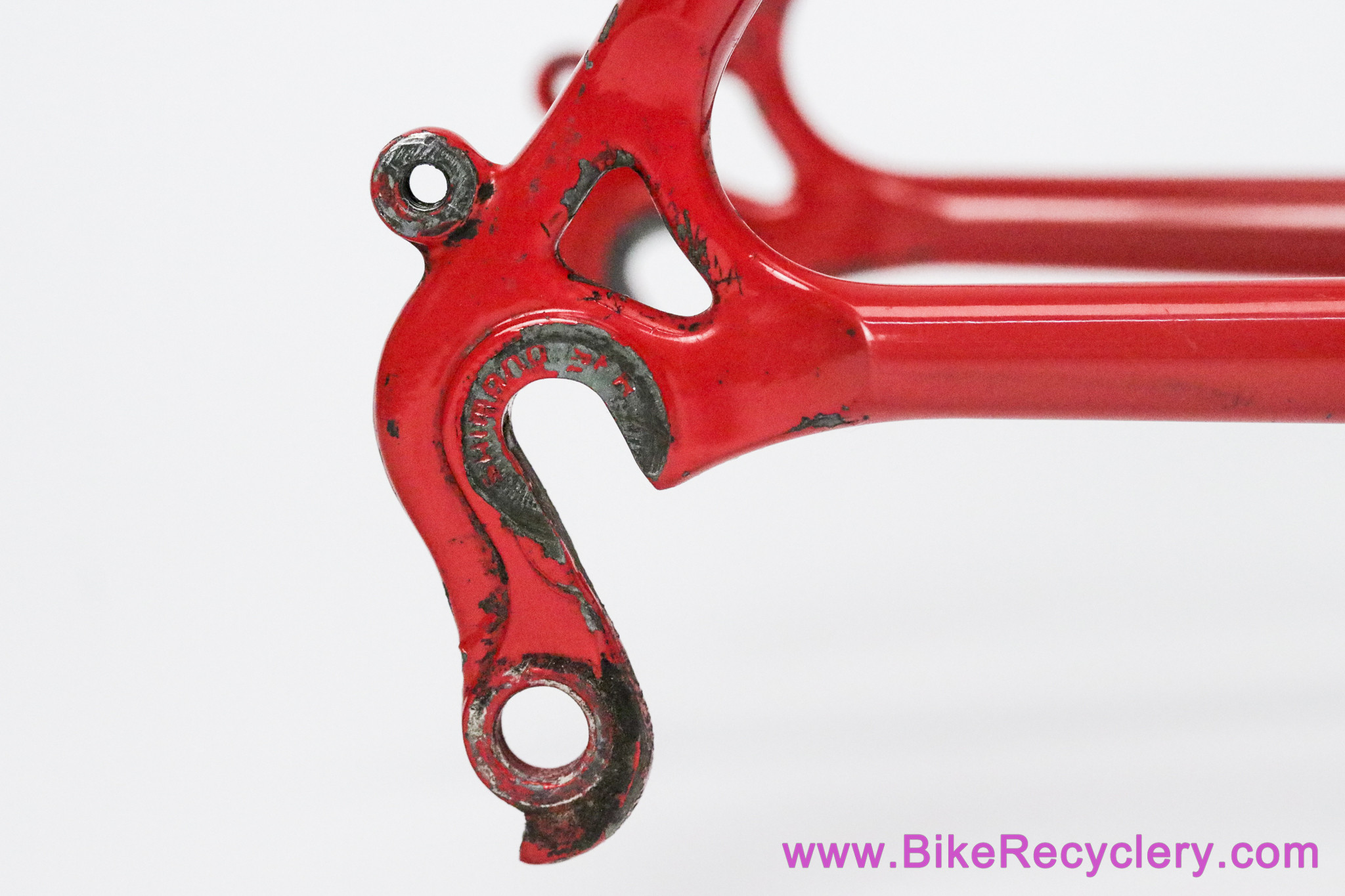 1987 Ritchey Super Comp Frameset & Fillet Bullmoose Bars: 19" - #9C51 - Unrestored - Rollercam F/R - Red