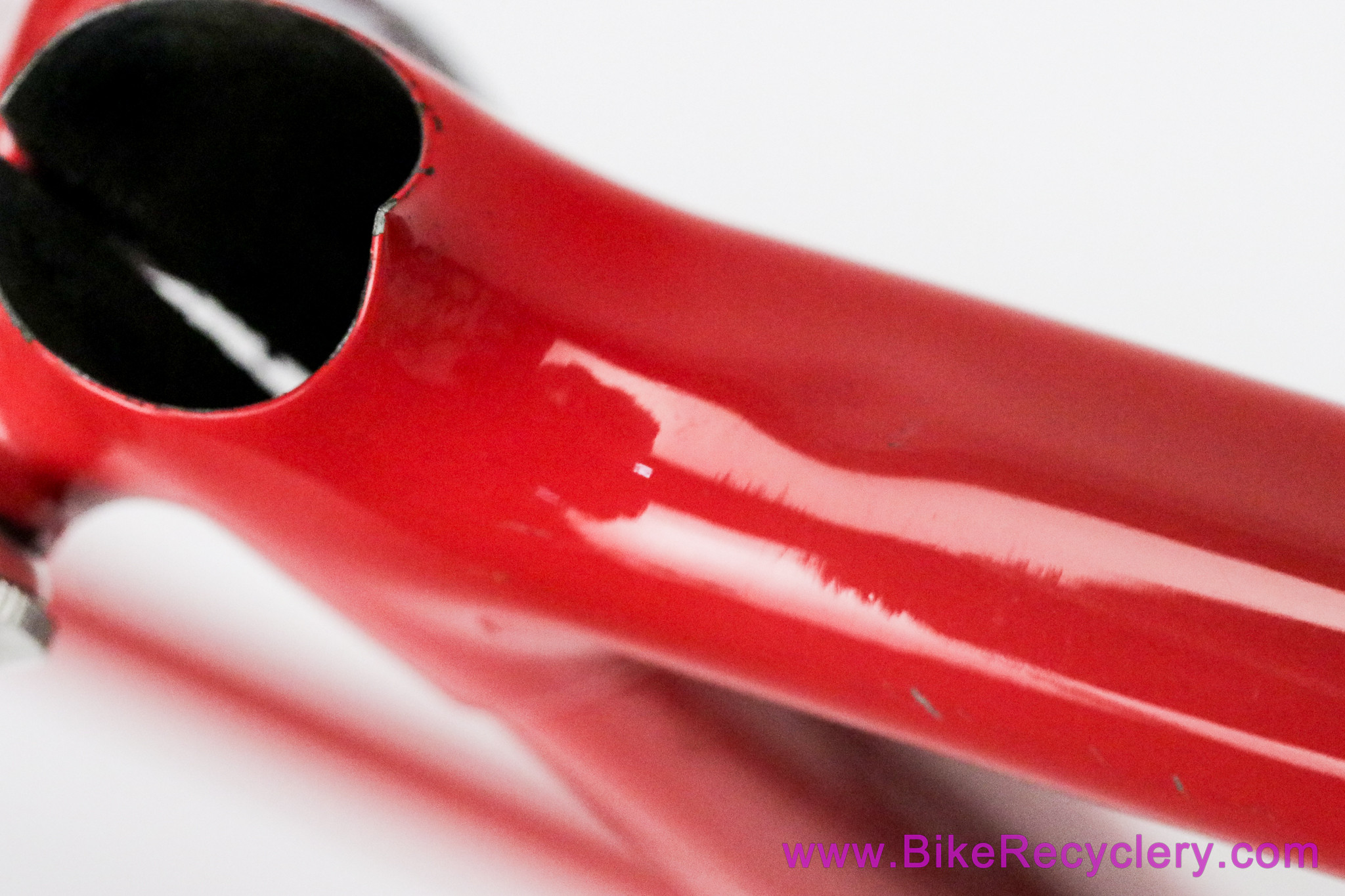 1987 Ritchey Super Comp Frameset & Fillet Bullmoose Bars: 19" - #9C51 - Unrestored - Rollercam F/R - Red