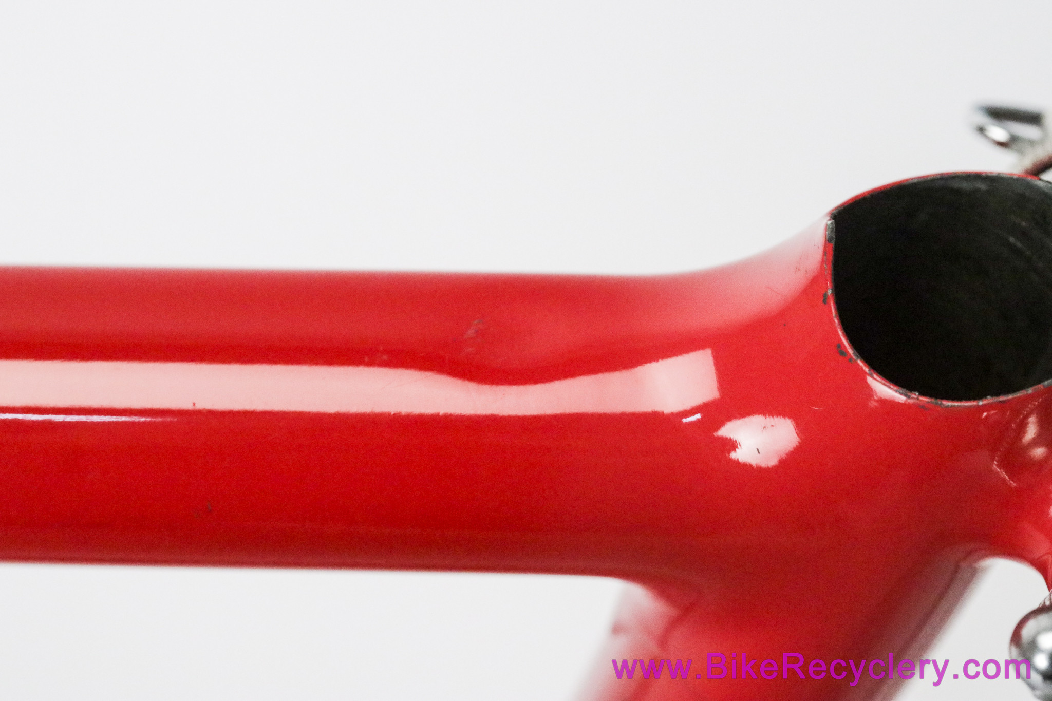 1987 Ritchey Super Comp Frameset & Fillet Bullmoose Bars: 19" - #9C51 - Unrestored - Rollercam F/R - Red