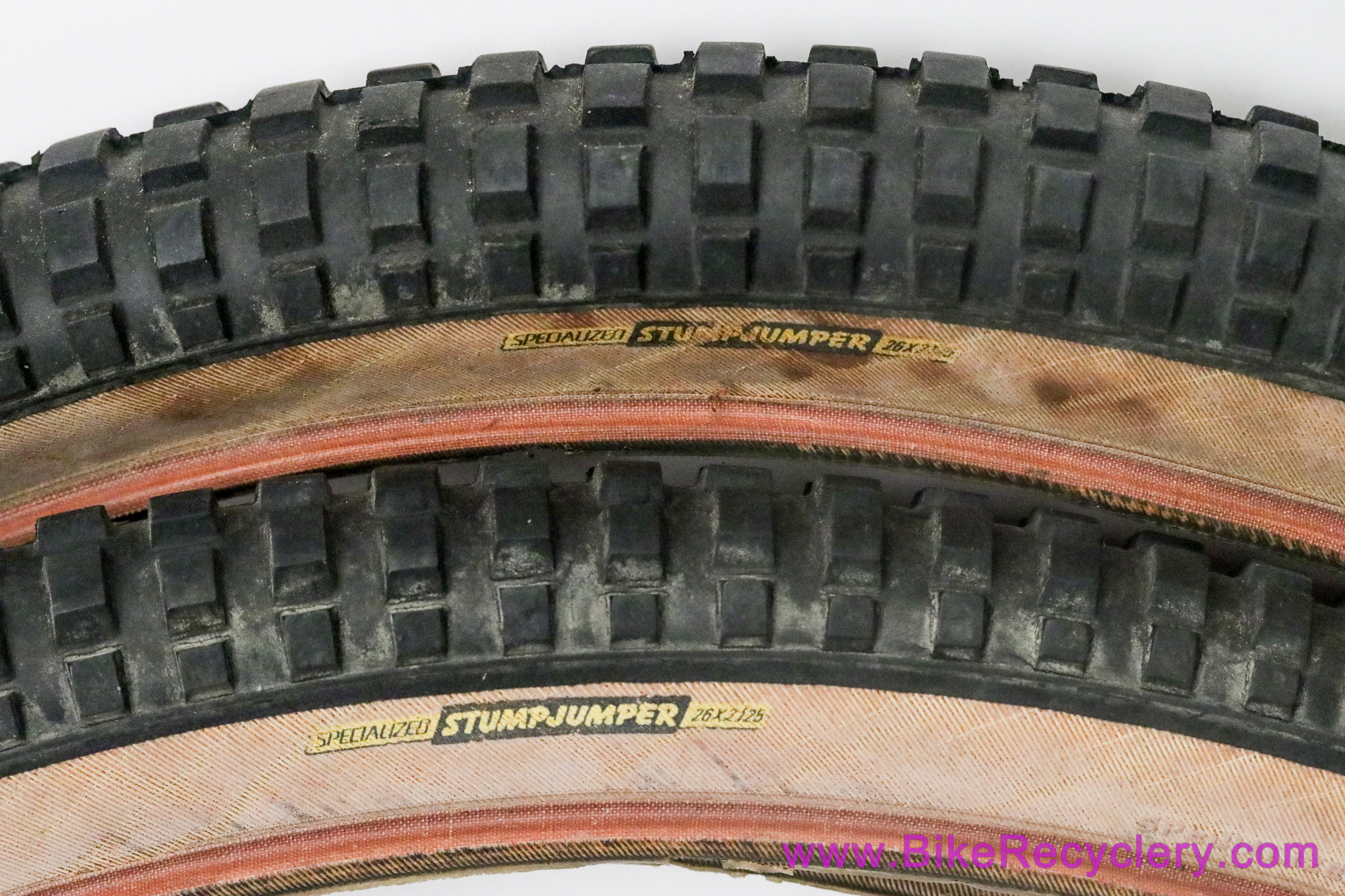 Specialized Stumpjumper Mountain Tires: 26 x 2.125" - Skinwall - 1980's (LOW MILES, PAIR)