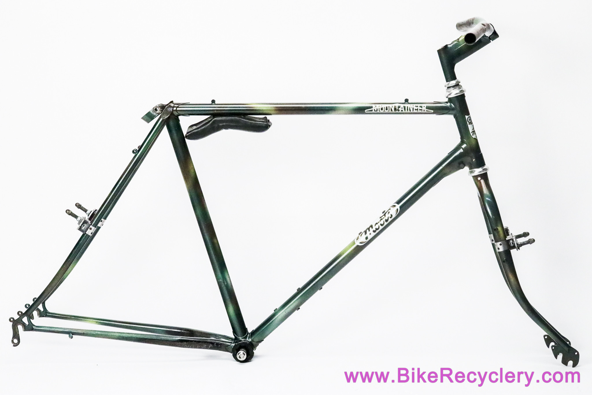 1984 Moots Mountaineer Frameset: 20.5" - #567 - Fillet Fork / Stem/Bars/Portage Pad - Unrestored Commando (Near Mint)
