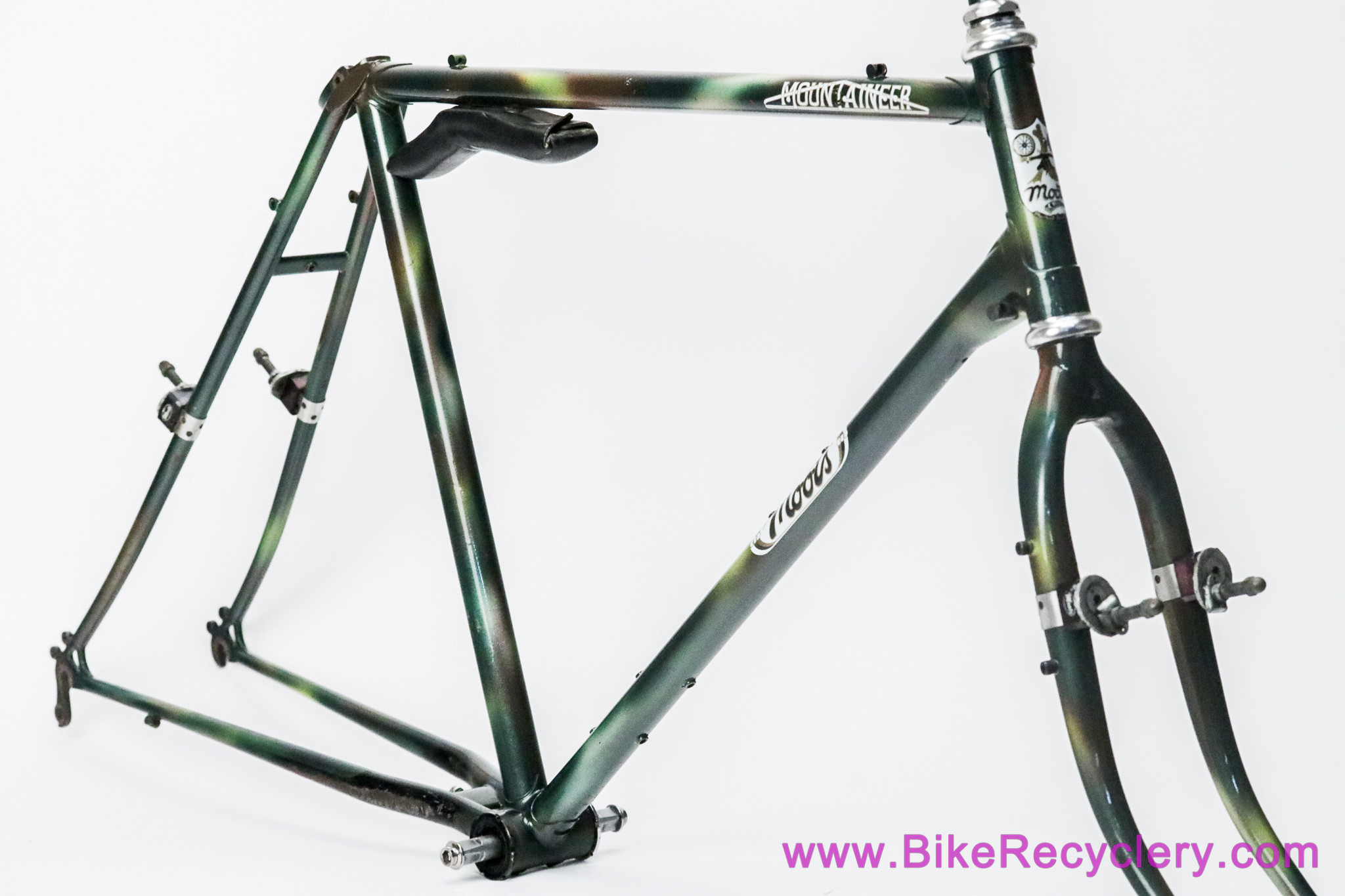 1984 Moots Mountaineer Frameset: 20.5" - #567 - Fillet Fork / Stem/Bars/Portage Pad - Unrestored Commando (Near Mint)