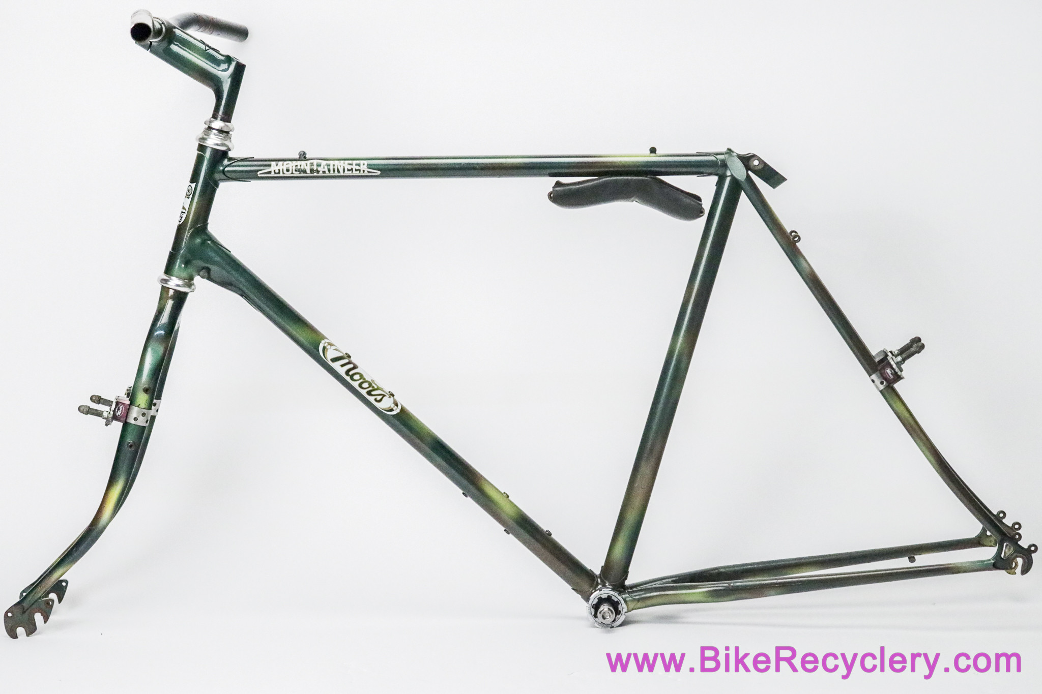 1984 Moots Mountaineer Frameset: 20.5" - #567 - Fillet Fork / Stem/Bars/Portage Pad - Unrestored Commando (Near Mint)