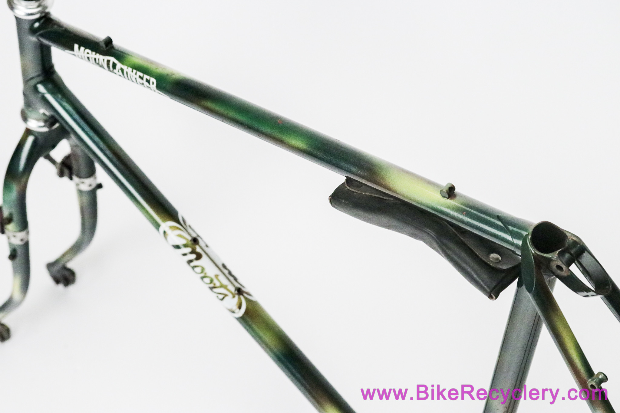 1984 Moots Mountaineer Frameset: 20.5" - #567 - Fillet Fork / Stem/Bars/Portage Pad - Unrestored Commando (Near Mint)