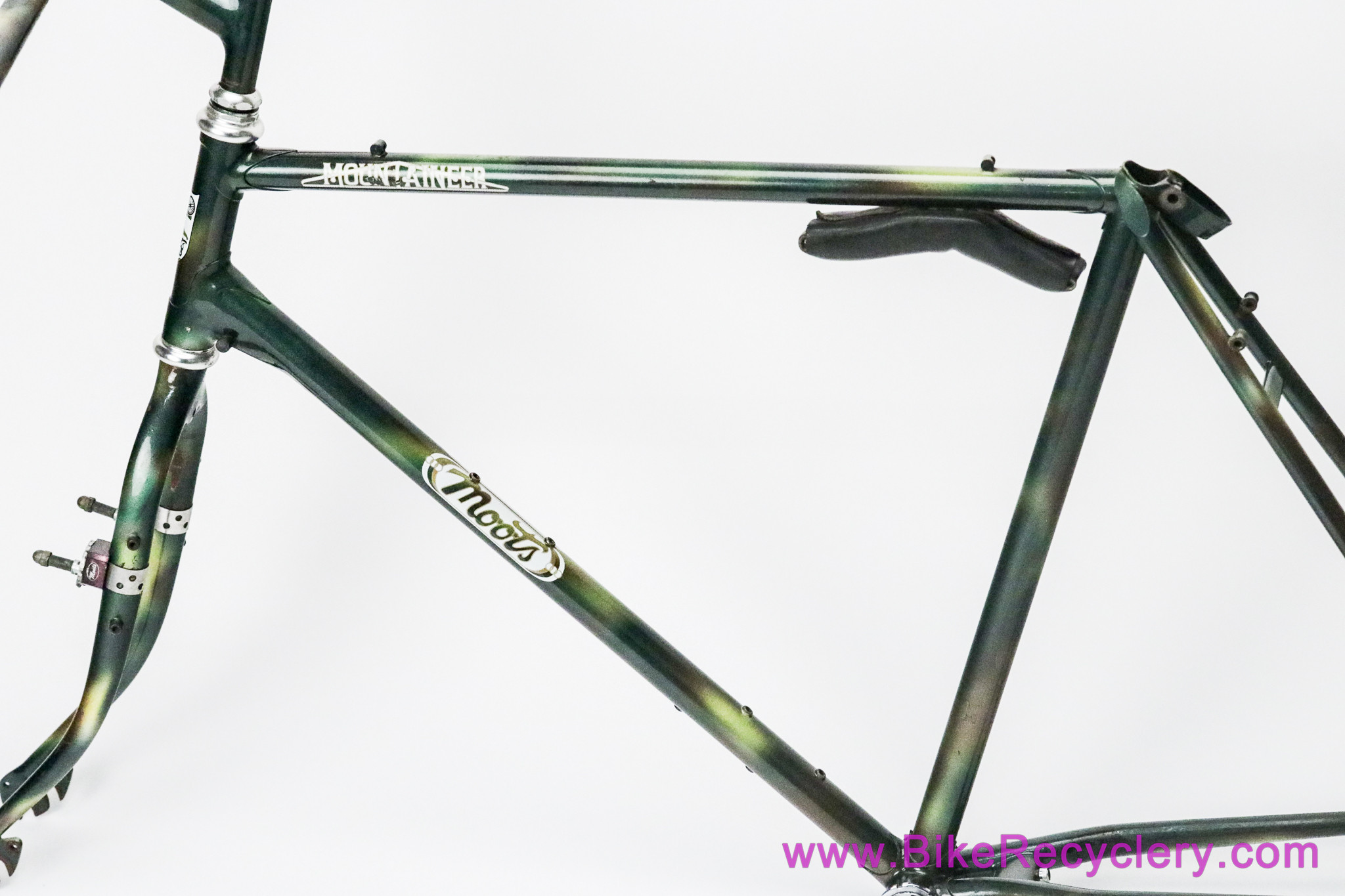 1984 Moots Mountaineer Frameset: 20.5" - #567 - Fillet Fork / Stem/Bars/Portage Pad - Unrestored Commando (Near Mint)