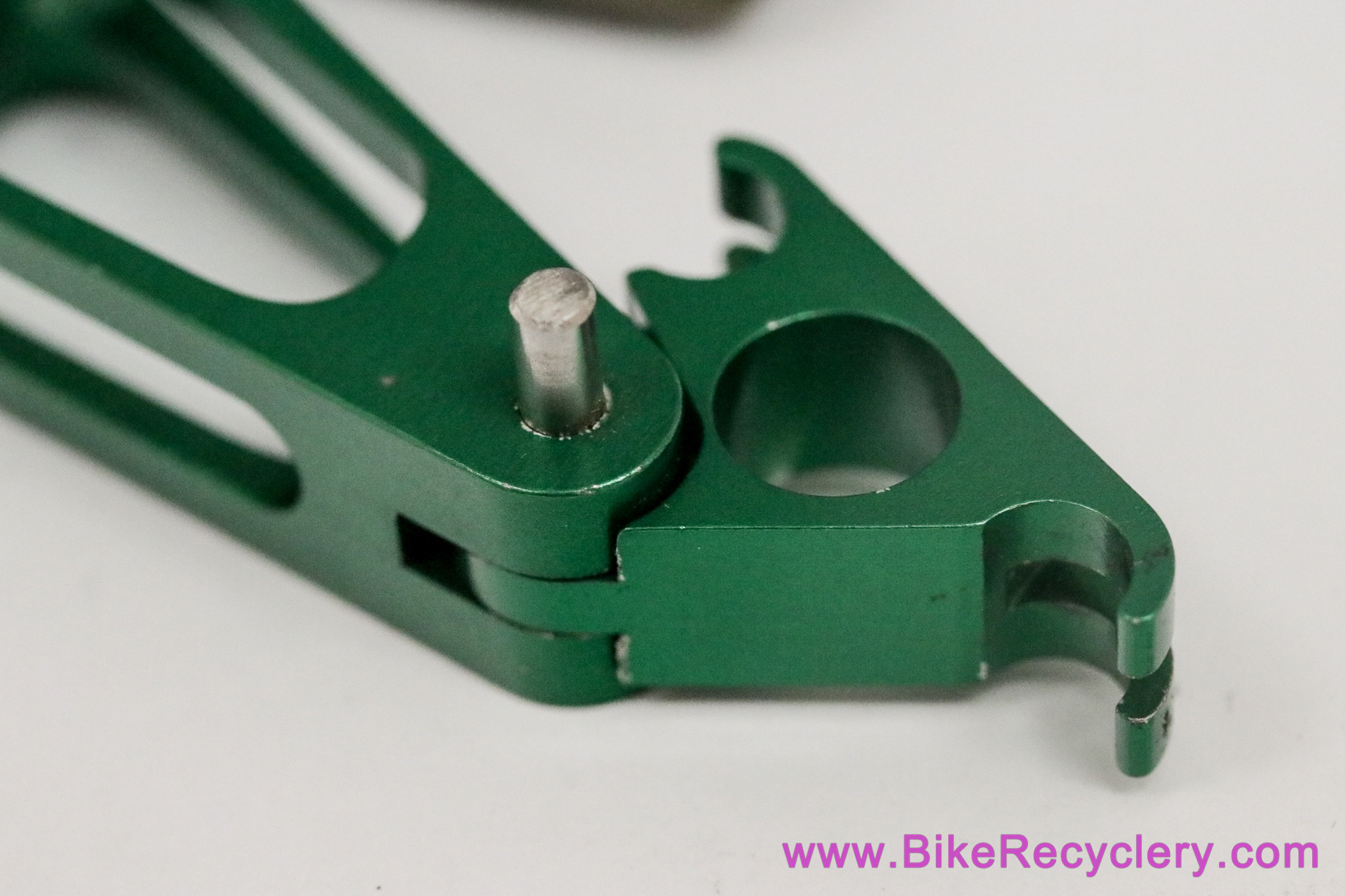 McMahon MCR Linear Decelerator D-Cell Brake: Green Ano - Straddle Cable - Ti Springs - Vintage 1990's (Near Mint+ Low Miles)