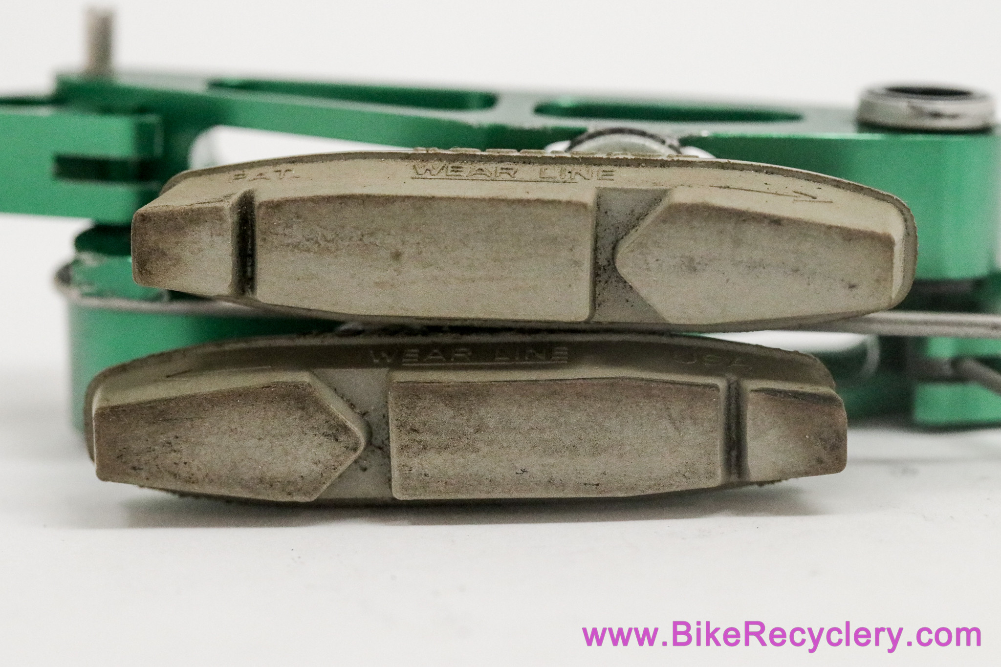 McMahon MCR Linear Decelerator D-Cell Brake: Green Ano - Straddle Cable - Ti Springs - Vintage 1990's (Near Mint+ Low Miles)