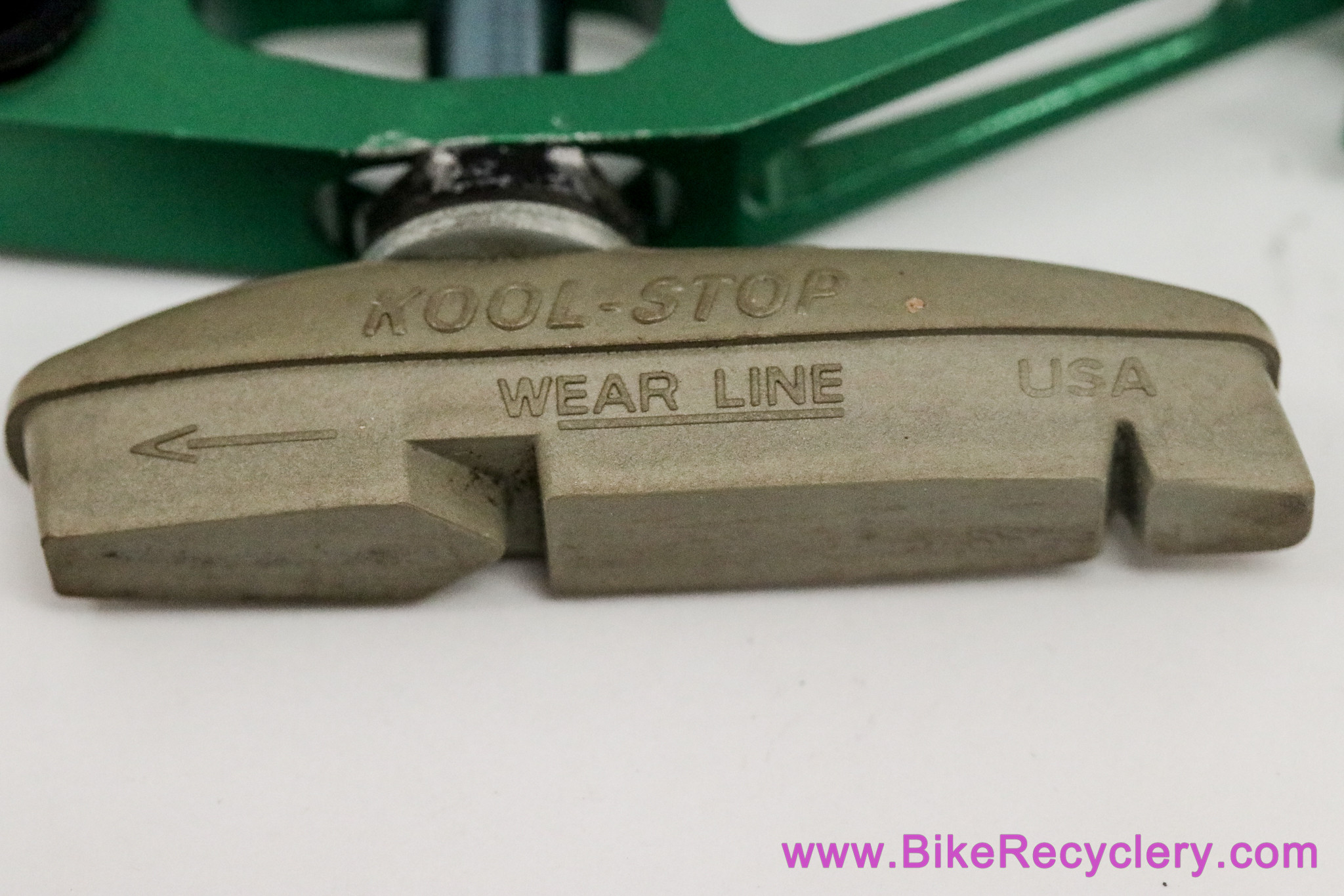 McMahon MCR Linear Decelerator D-Cell Brake: Green Ano - Straddle Cable - Ti Springs - Vintage 1990's (Near Mint+ Low Miles)