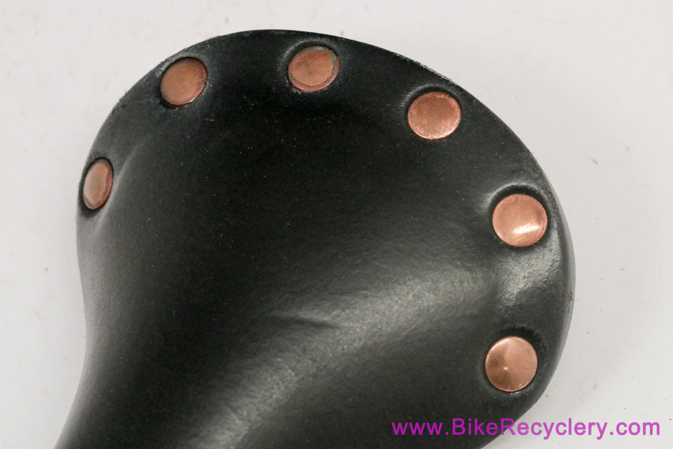 San Marco Regal Titanio Saddle: Copper Rivets! -Black Leather - Vintage 1990's (Near MINT)