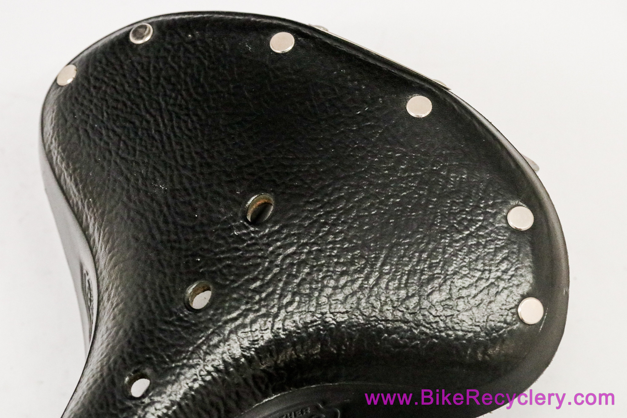 Brooks B66 Leather Saddle: Springs - Twin Rail - Black (NEW