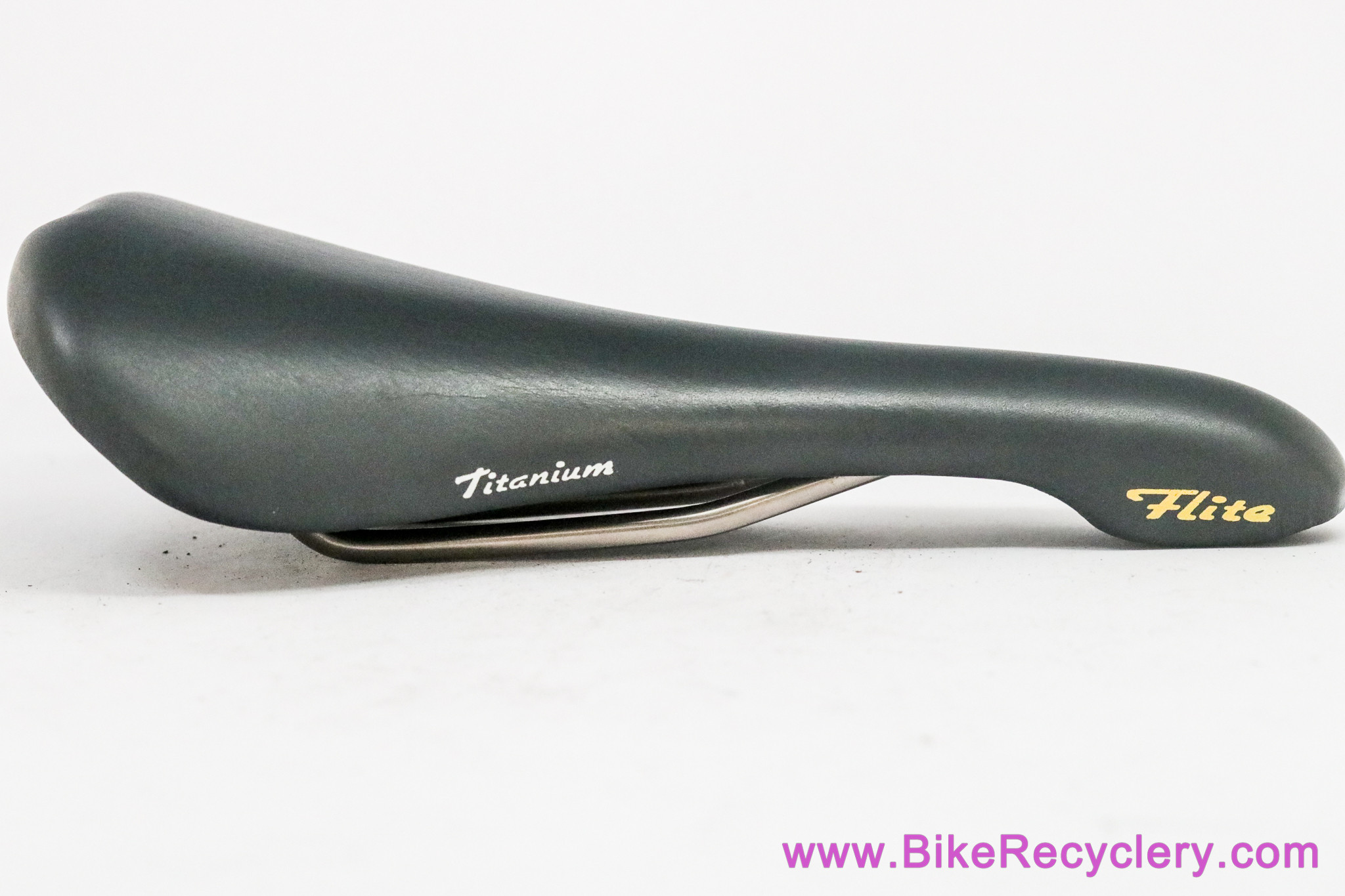 NOS Selle Italia Flite Titanium Saddle: GREY! - 1st Gen 1994 (RARE