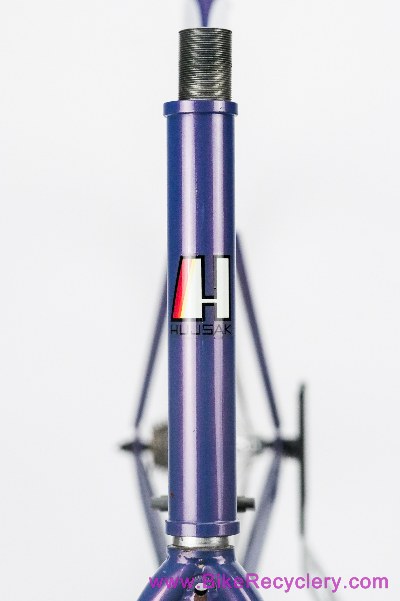 Skip Hujsak Time Trial Frameset + 24" Wheels: 55cm x 57cm - Columbus Max - Winners 2000 / Sun Mistral - Purple Pearlescent 