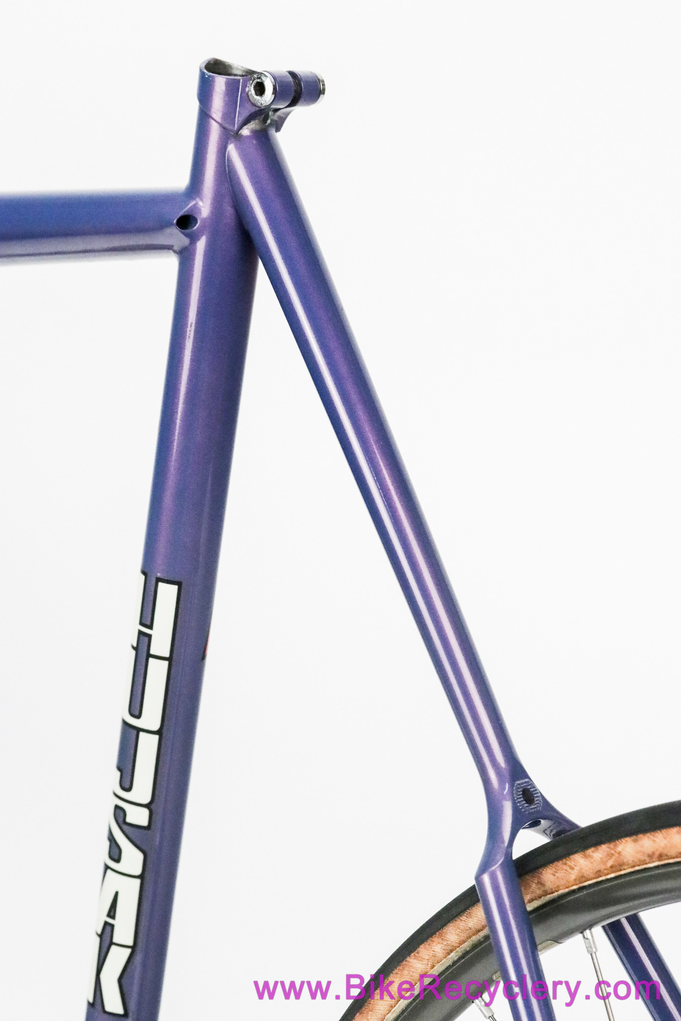 Skip Hujsak Time Trial Frameset + 24" Wheels: 55cm x 57cm - Columbus Max - Winners 2000 / Sun Mistral - Purple Pearlescent 