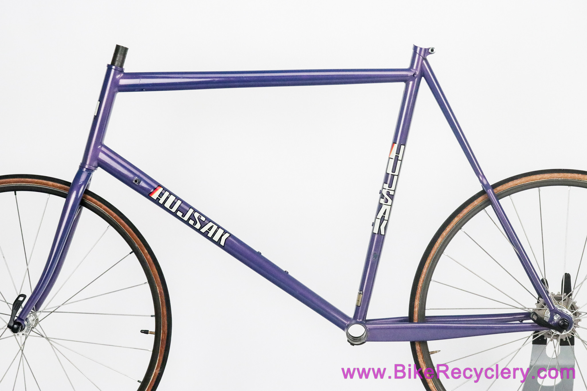 Skip Hujsak Time Trial Frameset + 24" Wheels: 55cm x 57cm - Columbus Max - Winners 2000 / Sun Mistral - Purple Pearlescent 