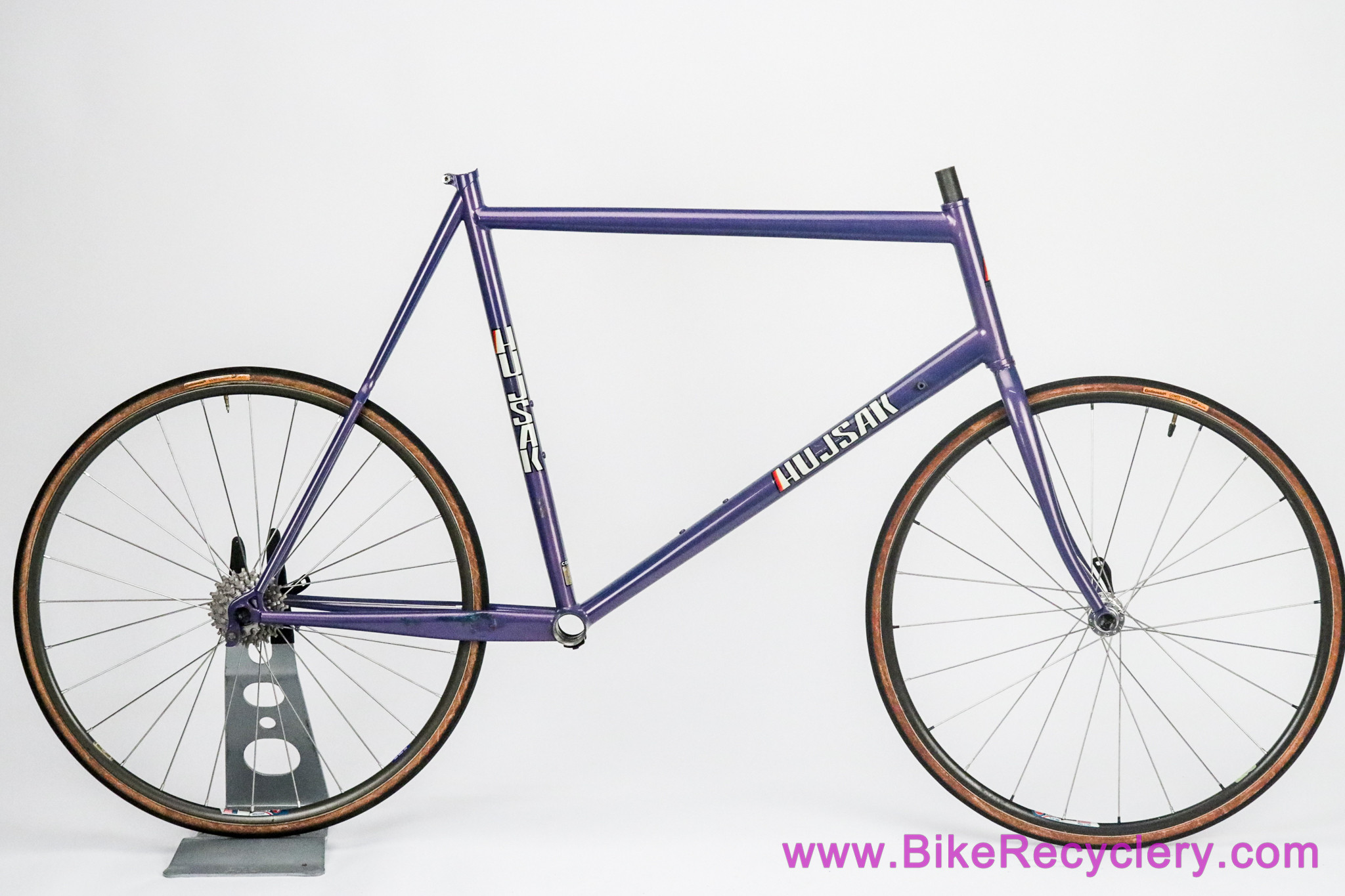 Skip Hujsak Time Trial Frameset + 24" Wheels: 55cm x 57cm - Columbus Max - Winners 2000 / Sun Mistral - Purple Pearlescent 